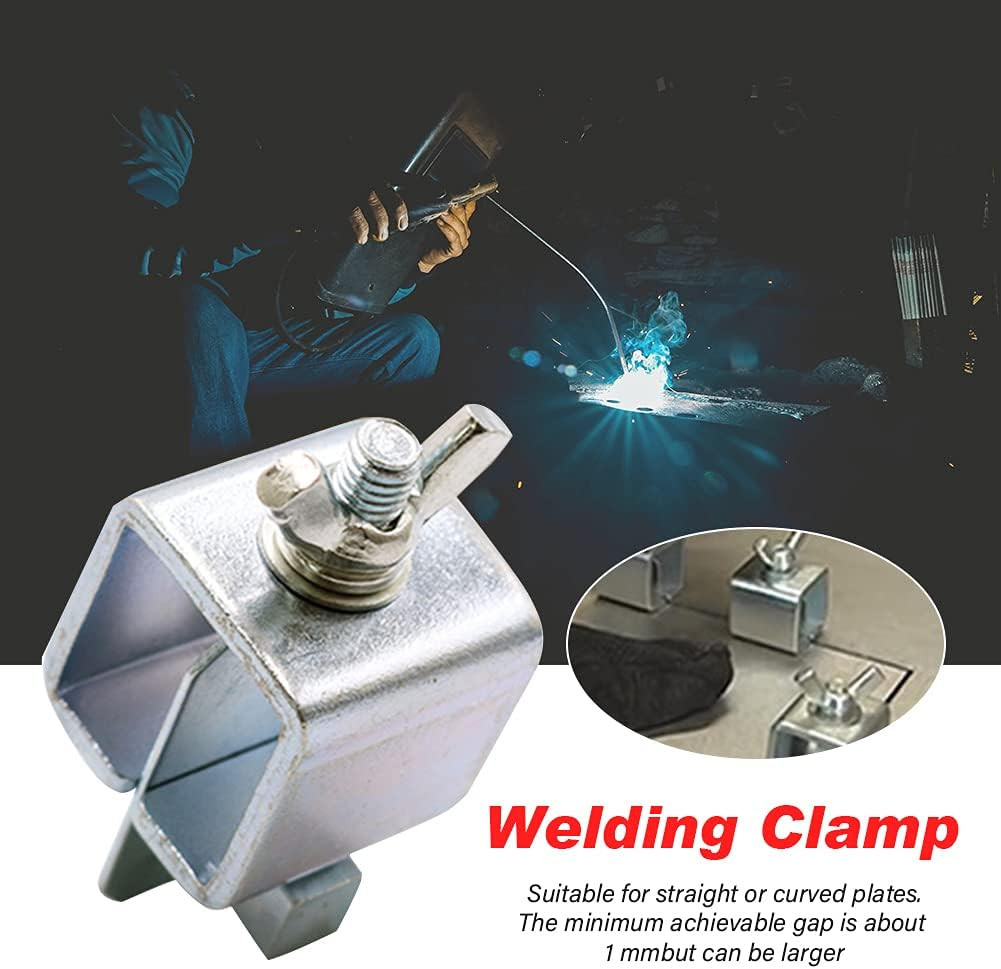 Butt Welding Clamps, 8Pcs Multifunctional Small Butter-Fly Shaped Auto Body Pane