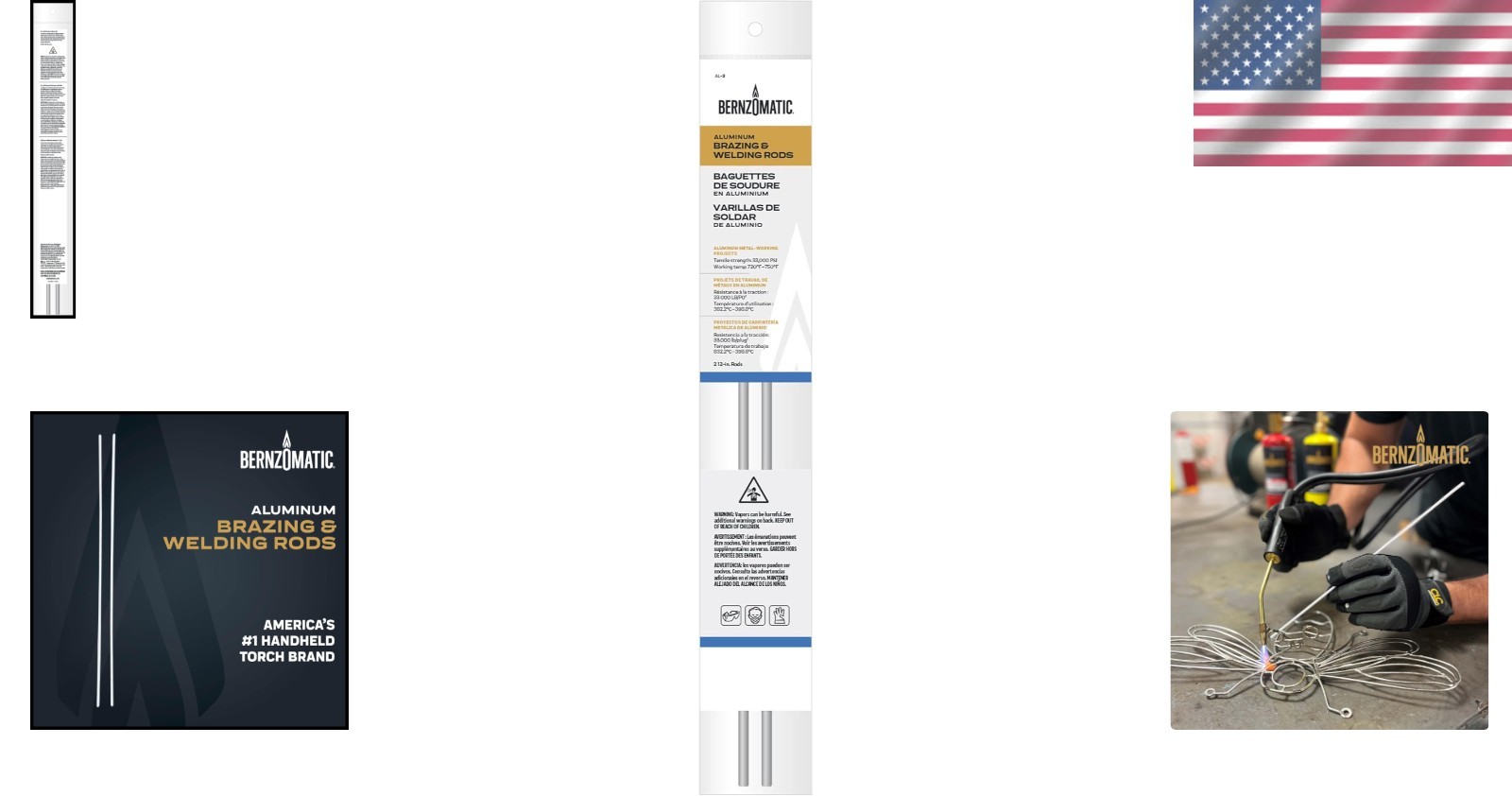 Lightweight 12-Inch Aluminum Brazing Rods – 720-750°F High-Performance Welding