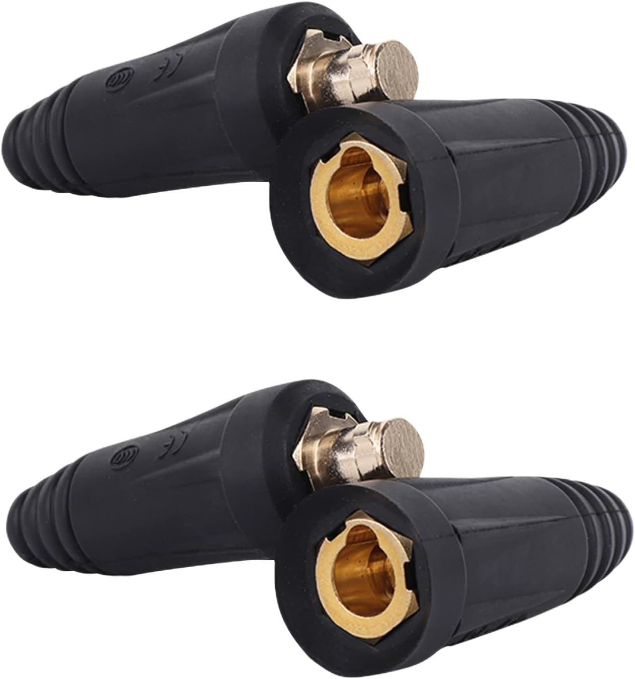 Welding Cable Quick Connector Pair DINSE-Style 35-50 2Set | 200Amp-300Amp (#4-#1