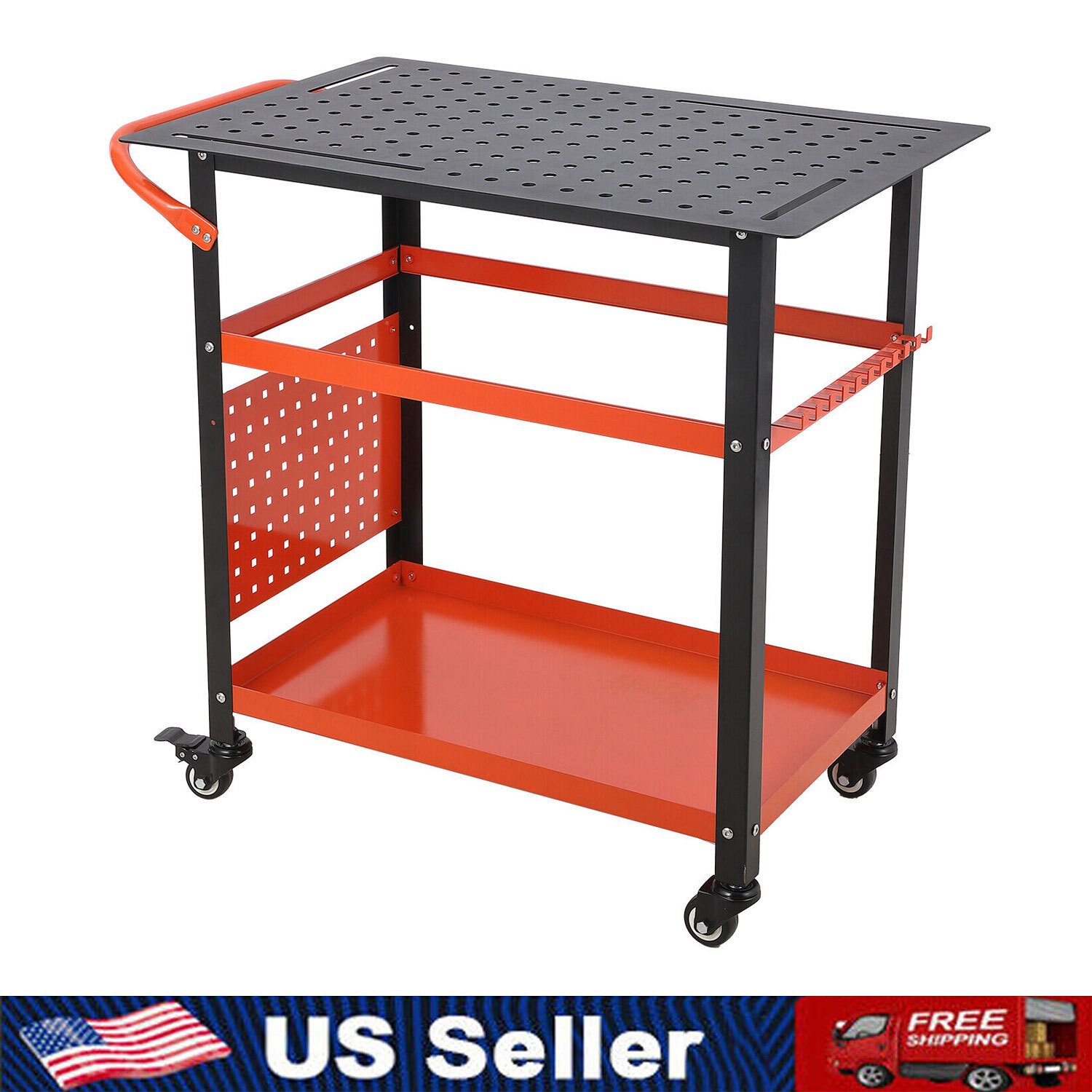 Welding Table 1200lbs Loading Capacity Steel Welding Workbench 36” x 24”