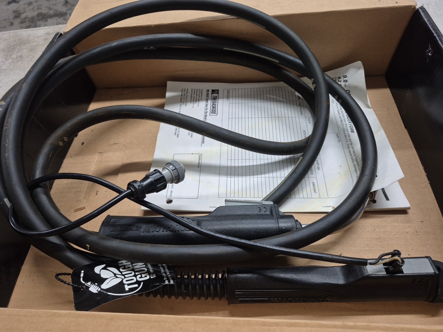 Tregaskiss Tough Gun X 12′ Corded 200AMP Model # XS1812. For Mig Guns..