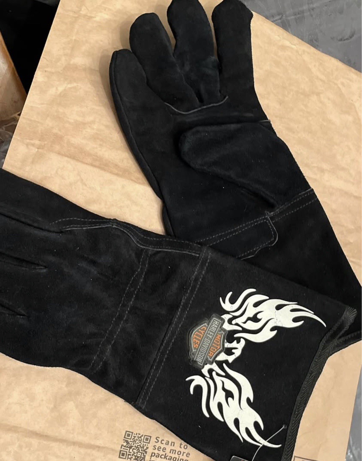 Harley-Davidson Black Welding Gloves