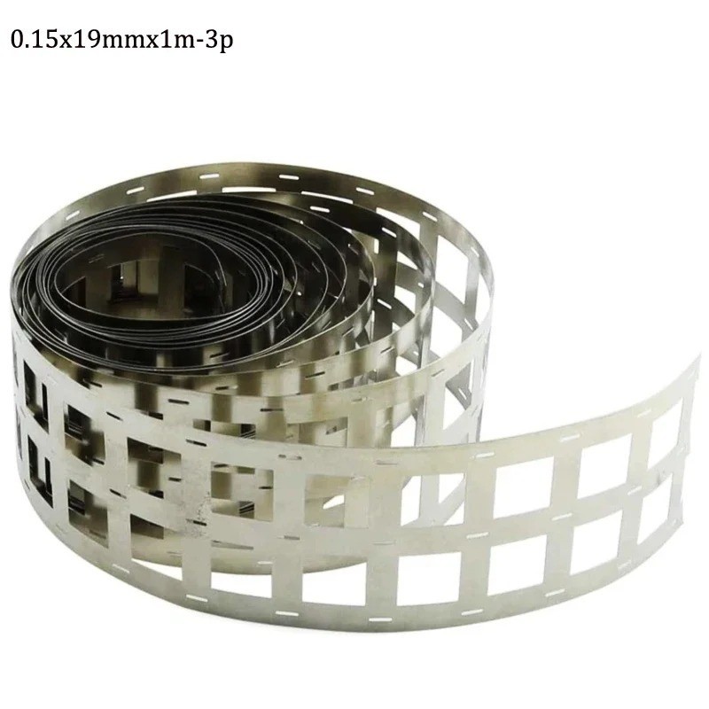 Nickel Strip 0.15x19mmx1m-3p for 18650 Battery Spot Welding Pack Build