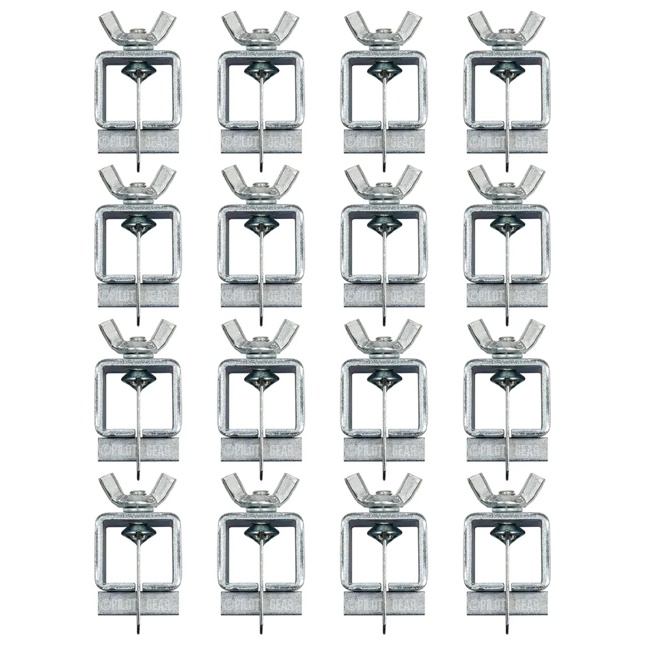16PCS Butt Welding Clamps – Sheet Metal Welding Panel Clamp Set