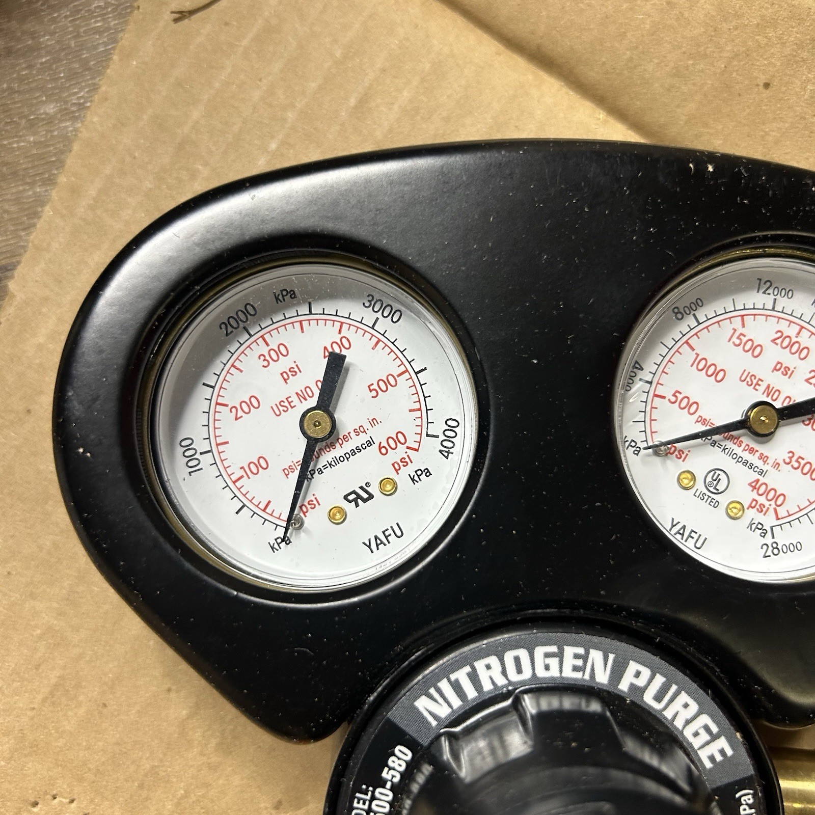 Radnor Pressure Regulator Nitrogen Purge Regulator GP250-500-580 NEW!