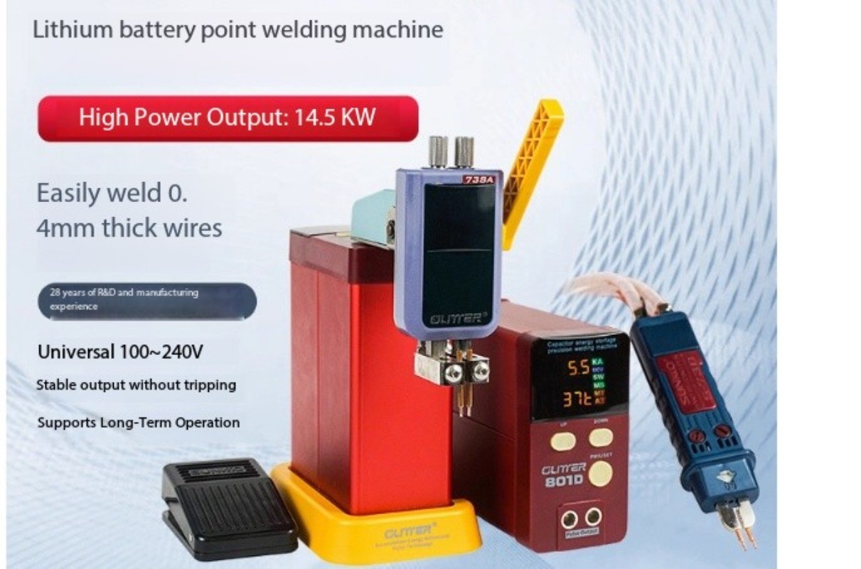 801D Spot Welder 18650 Household DIY Handheld Compact Large-Cell Butt Welder