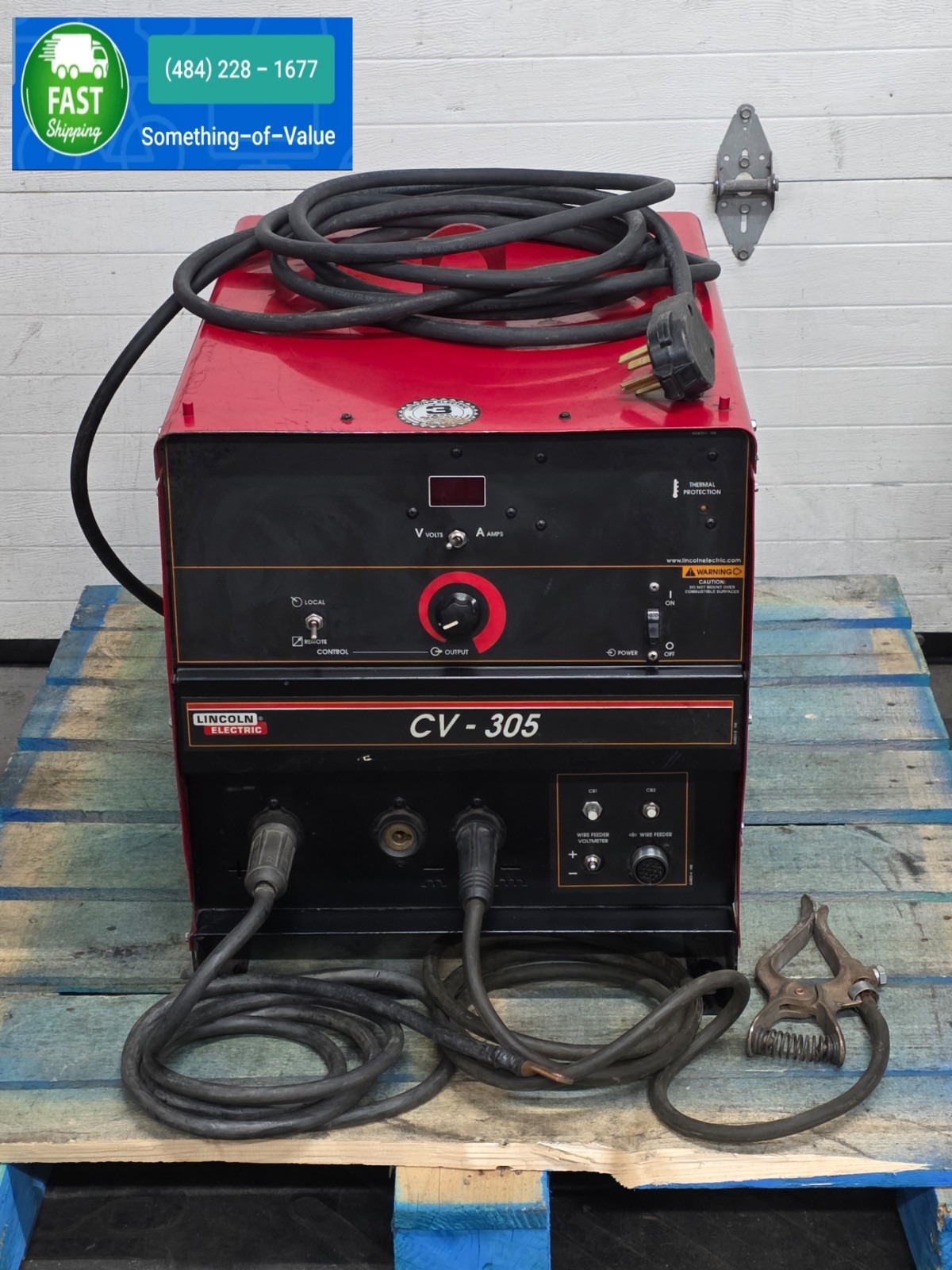 Lincoln Electric Idealarc CV-305 3PH Power Source For MIG Welder