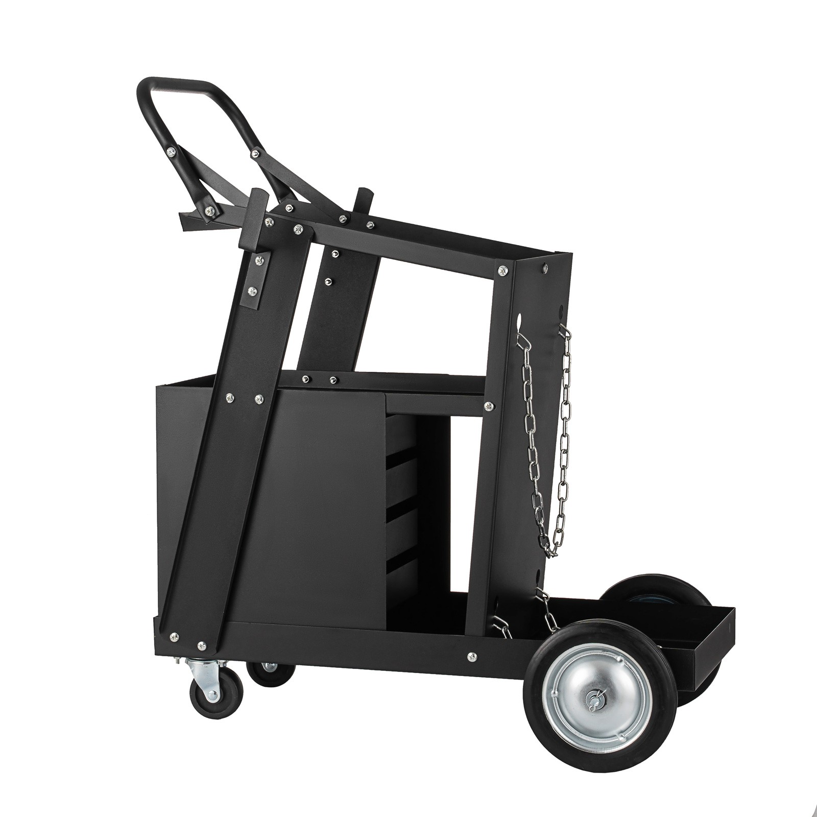 Welding Cart with 4 Drawers for MIG TIG Welder and Plasma Cutter 360° Rolling