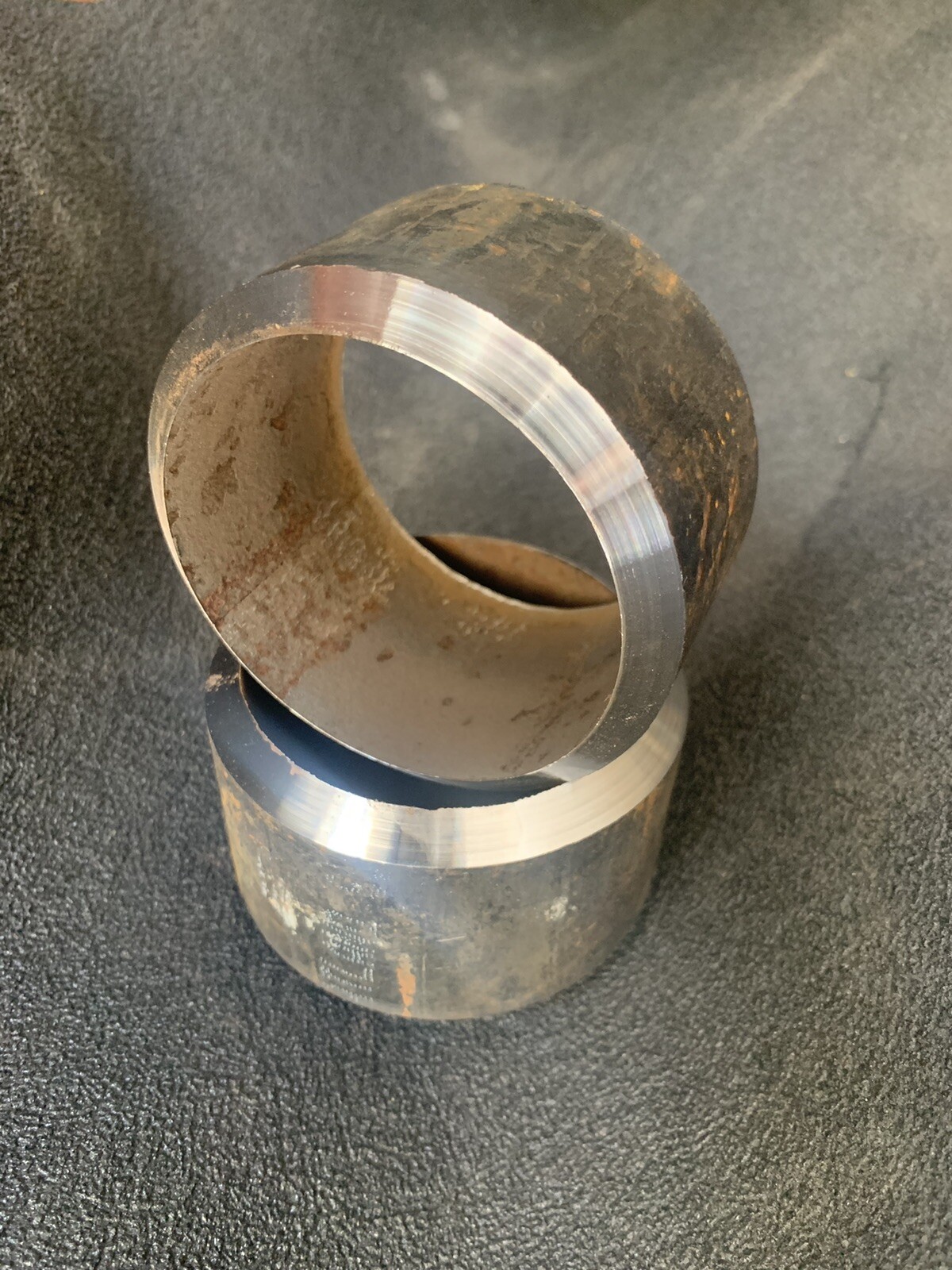 Weld COUPONSs, Pipe Beveled couponsS 3” ID x 2″ +/-1/8″ SCH 40 1 PAIR