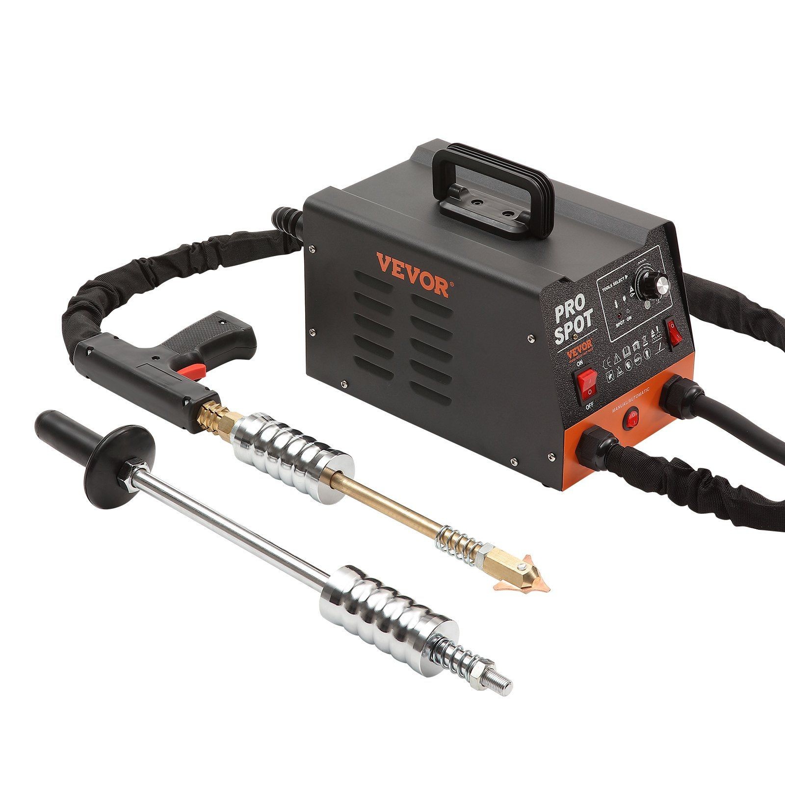3KW 6-Mode Spot Welder & Dent Repair Kit with 16 Accessories for Auto Body