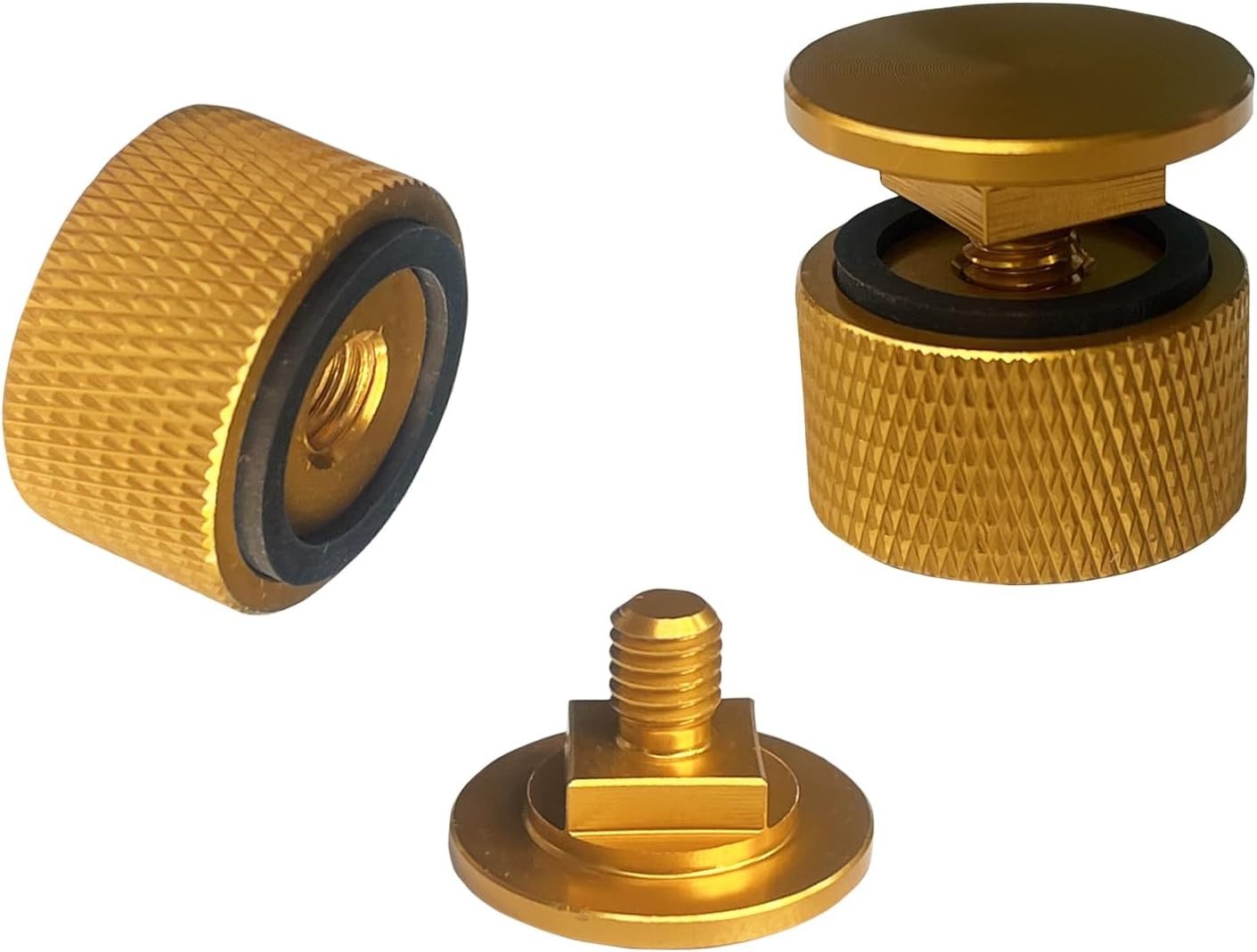 “Sujetadores de casco para capucha de soldadura (tubería) de aluminio, dorados “