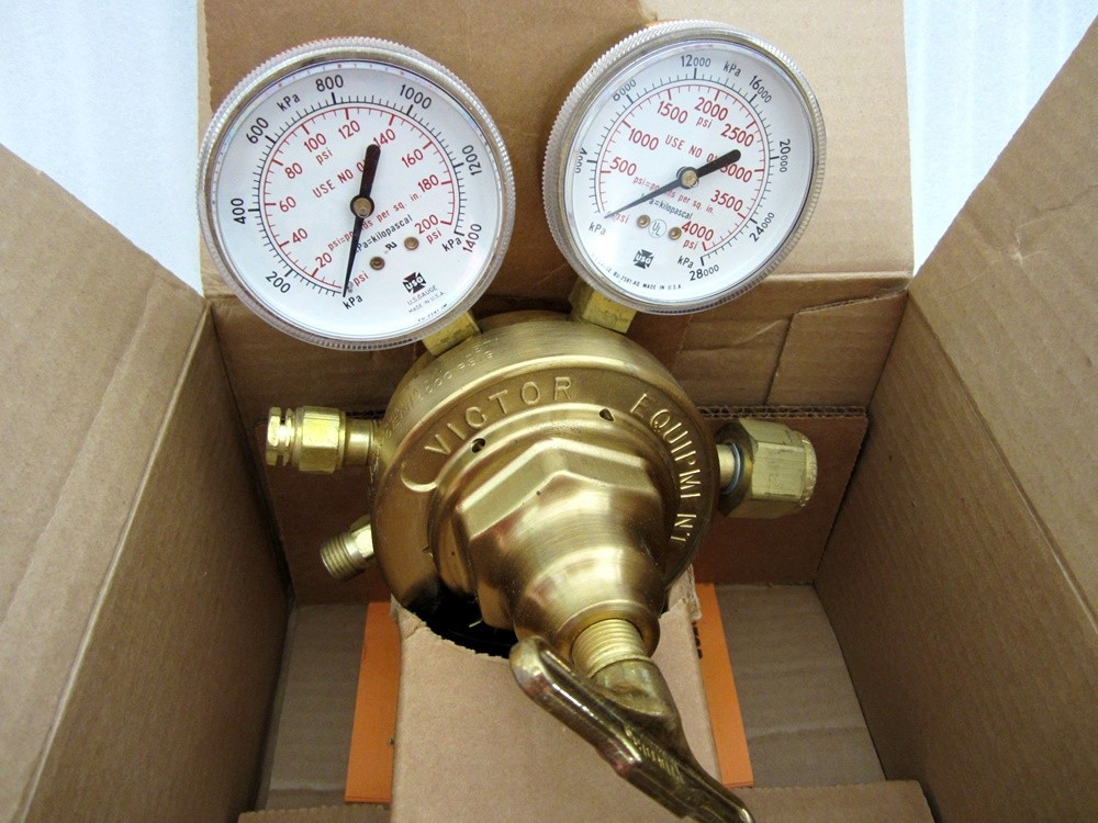 NOS Genuine Victor Oxygen Regulator SR450D-540 Oxyacetylene NEEDS REBUILT