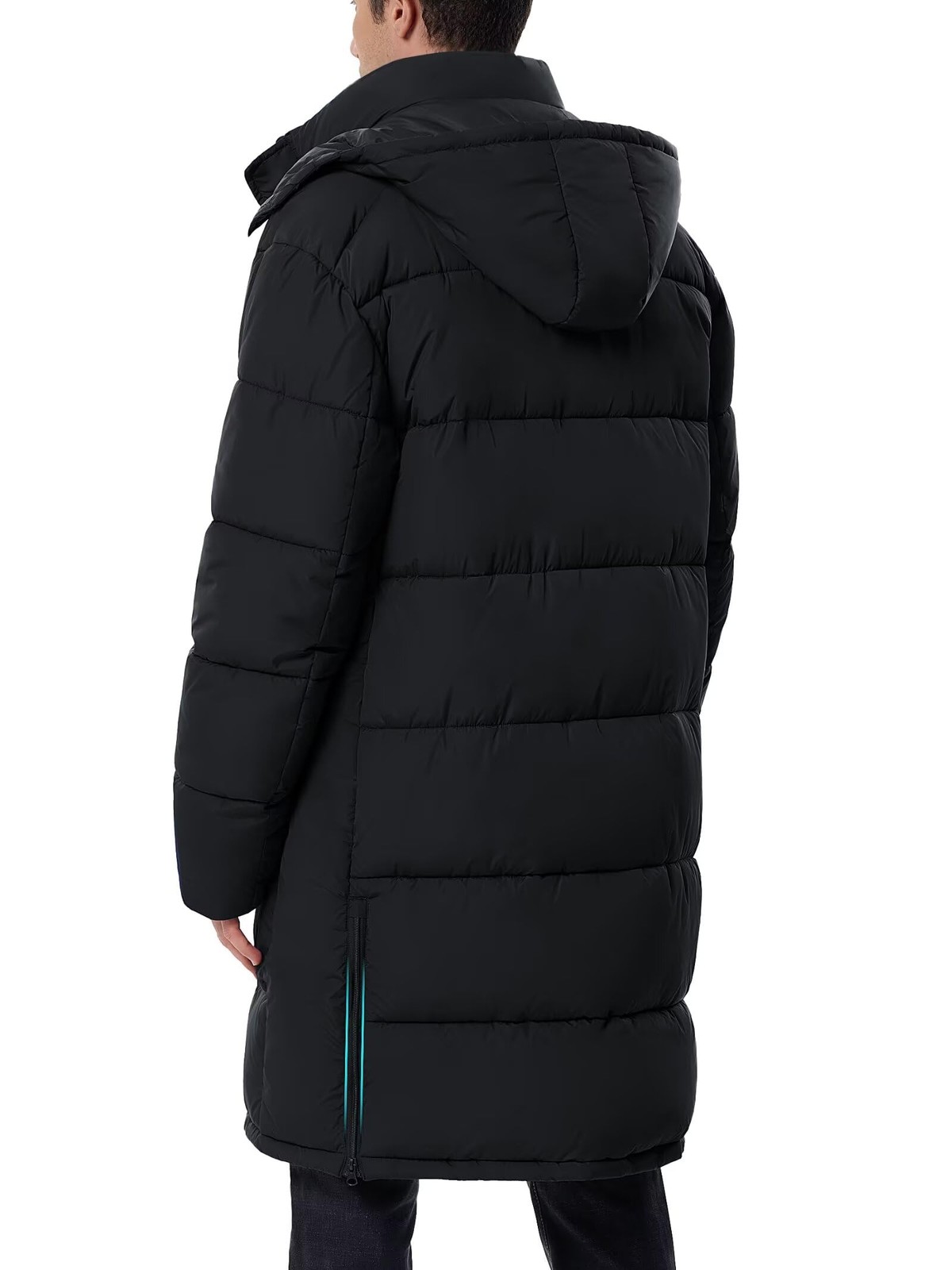 UIQUR Men’s Lightweight Long Winter Puffer Coat Water-Resistant Insulated
