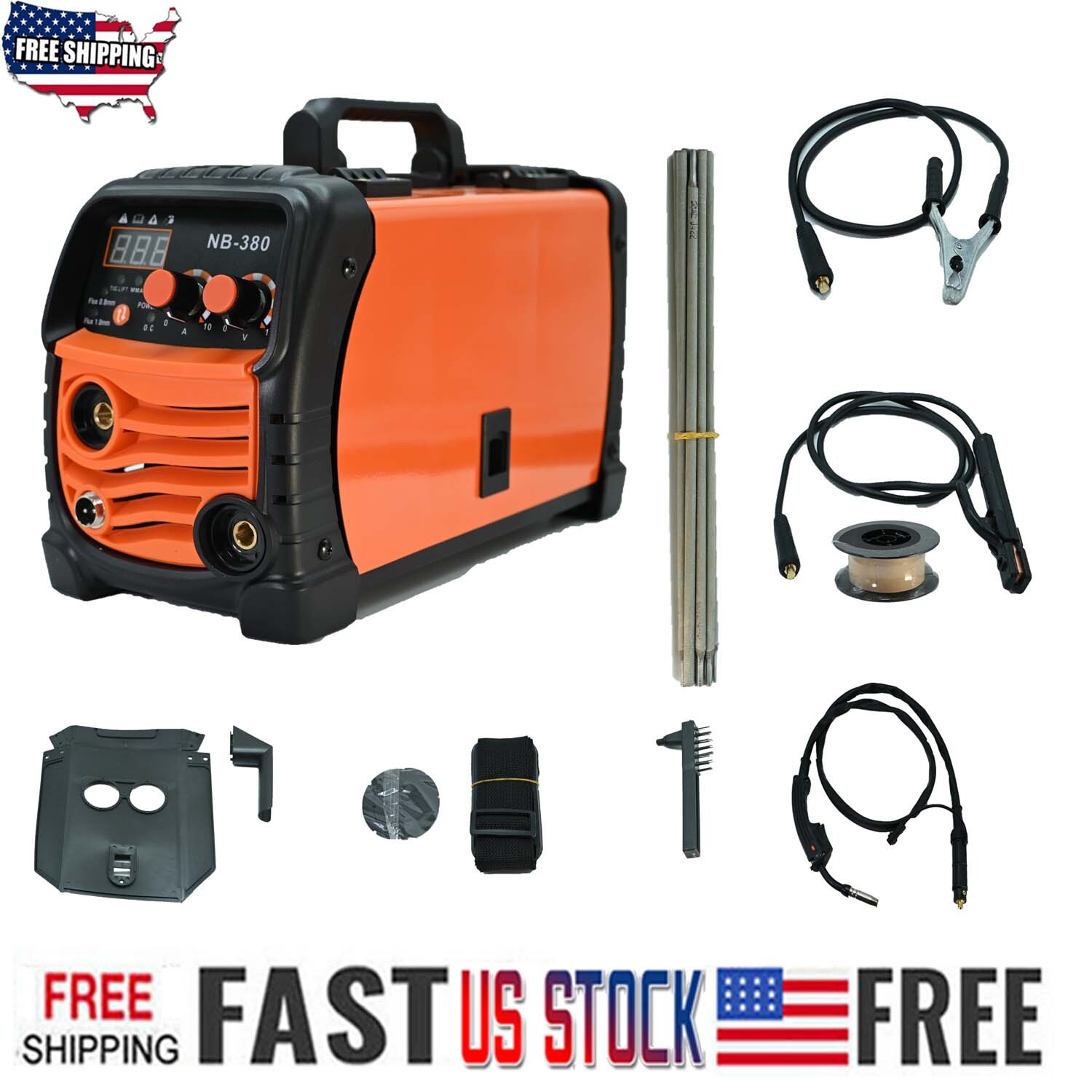 NB-380 three-purpose TIG MIG gas shielded welding machine AC110V USA