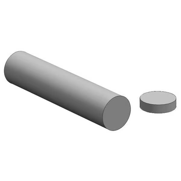 Manufacturer Varies Carbon Steel Rod,36 in L,3/4 in Dia. 44r.75-36 Manufacturer