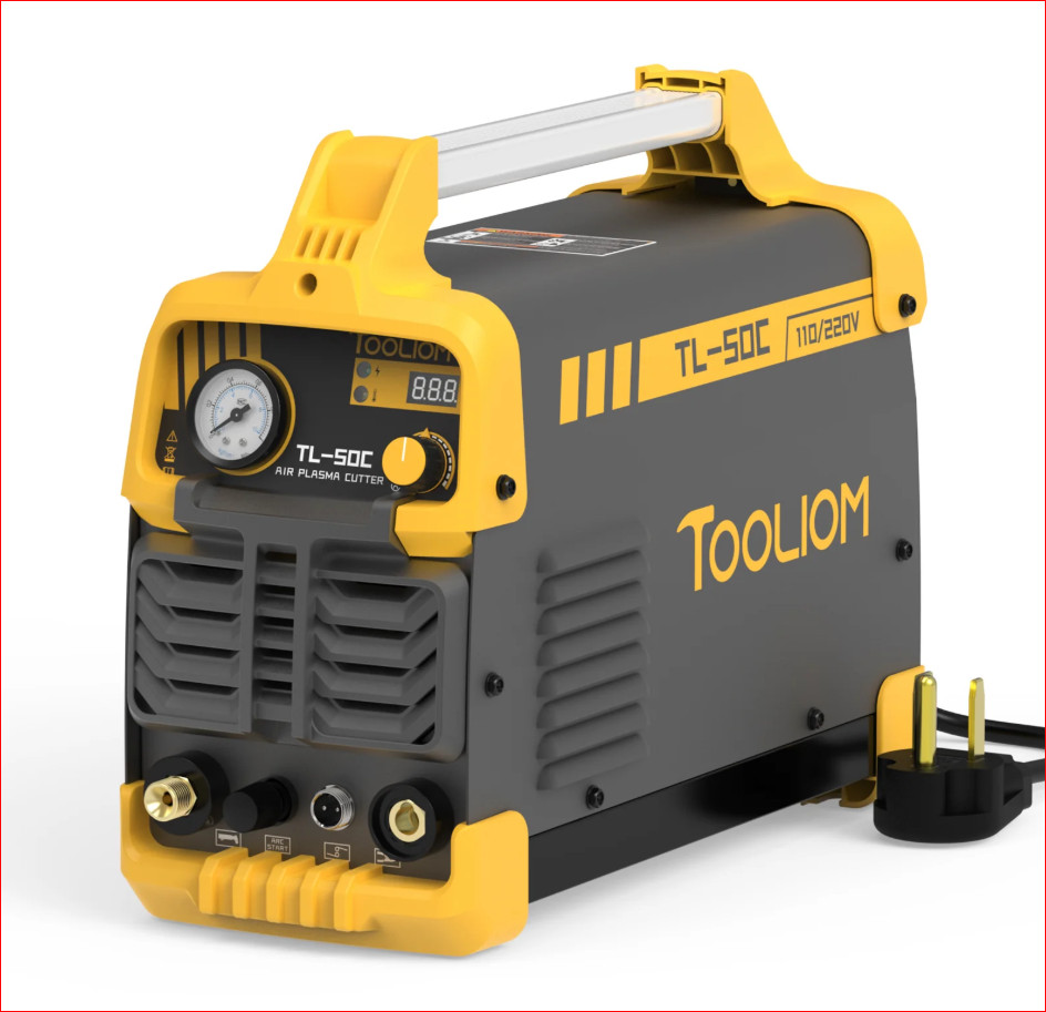 TOOLIOM TL-50C Non High Frequency Plasma Cutter Non-Touch Pilot ARC 110/220V Dua