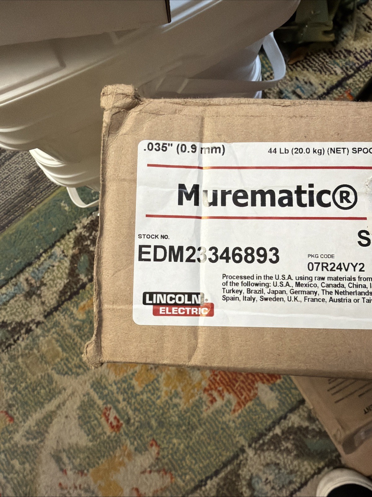 MUREMATIC EDM23346893 .035″ (0.9MM S6 WELDING WIRE (44lb (20.0KG) SPOOL