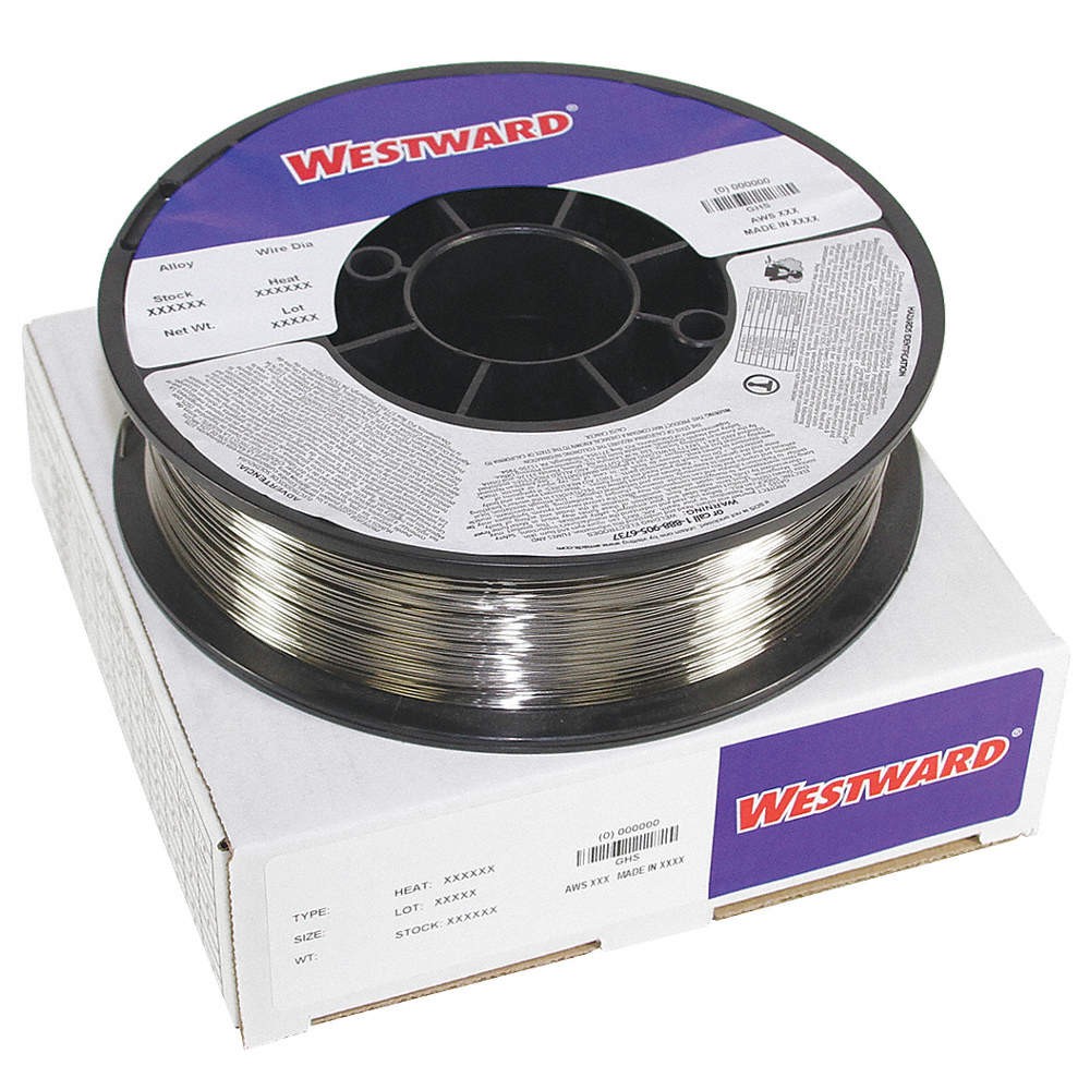 WESTWARD 20AN44 Mig Welding Wire,0.035in.,AWS A5.9 20AN44