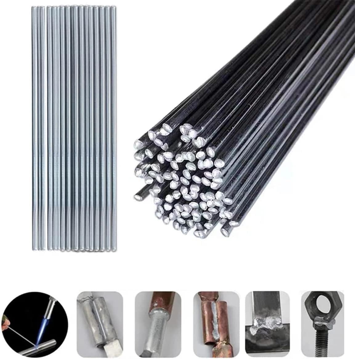 Varilla Aluminio Para Soldar Núcleo Fundente No Usa Polvo Buena Calidad 50 PCS