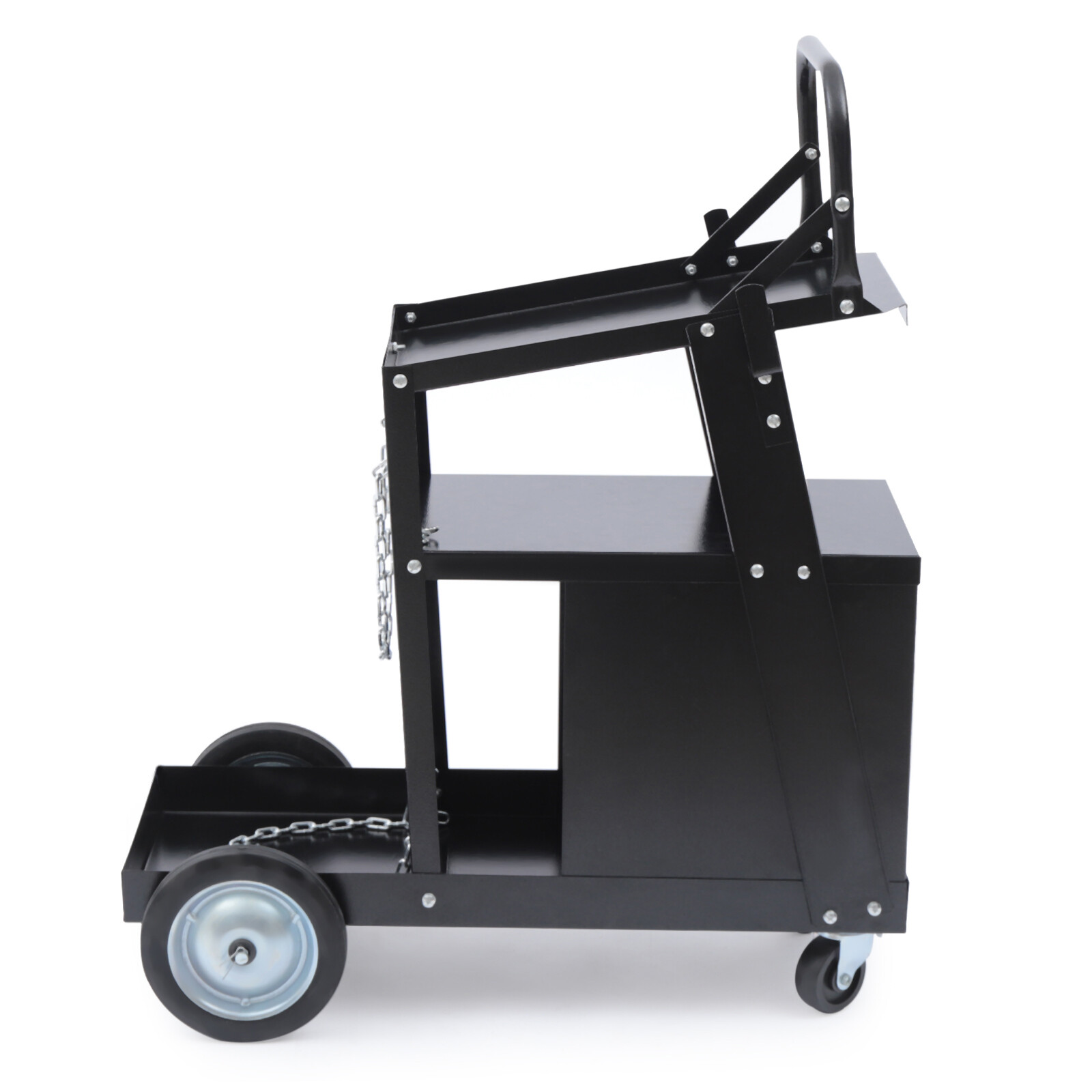 Welding Cart with 4 Drawers for MIG TIG Welder and Plasma Cutter 360° Rolling