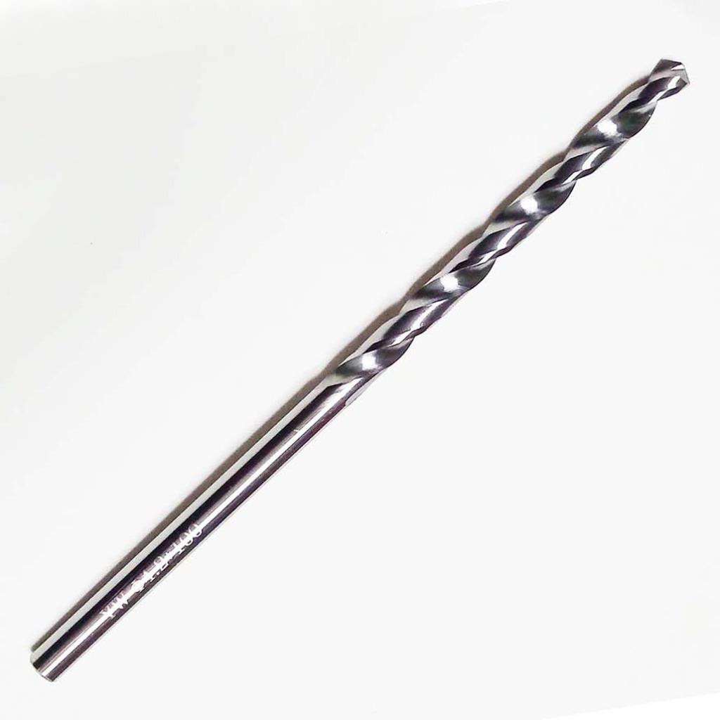 KLOT HRC50 Solid Carbide Drill Bit 5mm-6mm 2-Flute Jobber Length 100mm-150mm