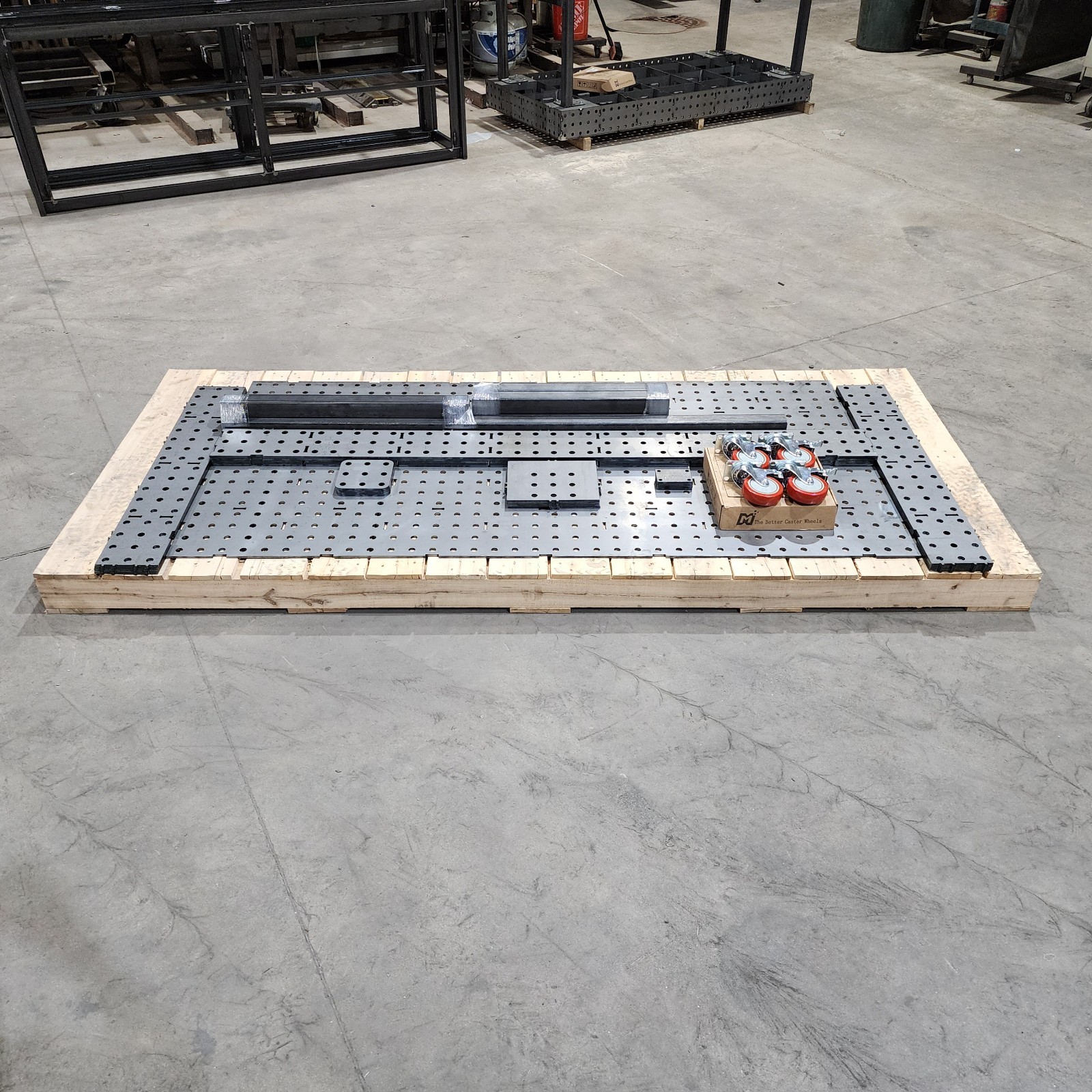 36″x96″ Welding Fabrication Table 3x8ft Fully Welded Fixture Laser Cut in USA