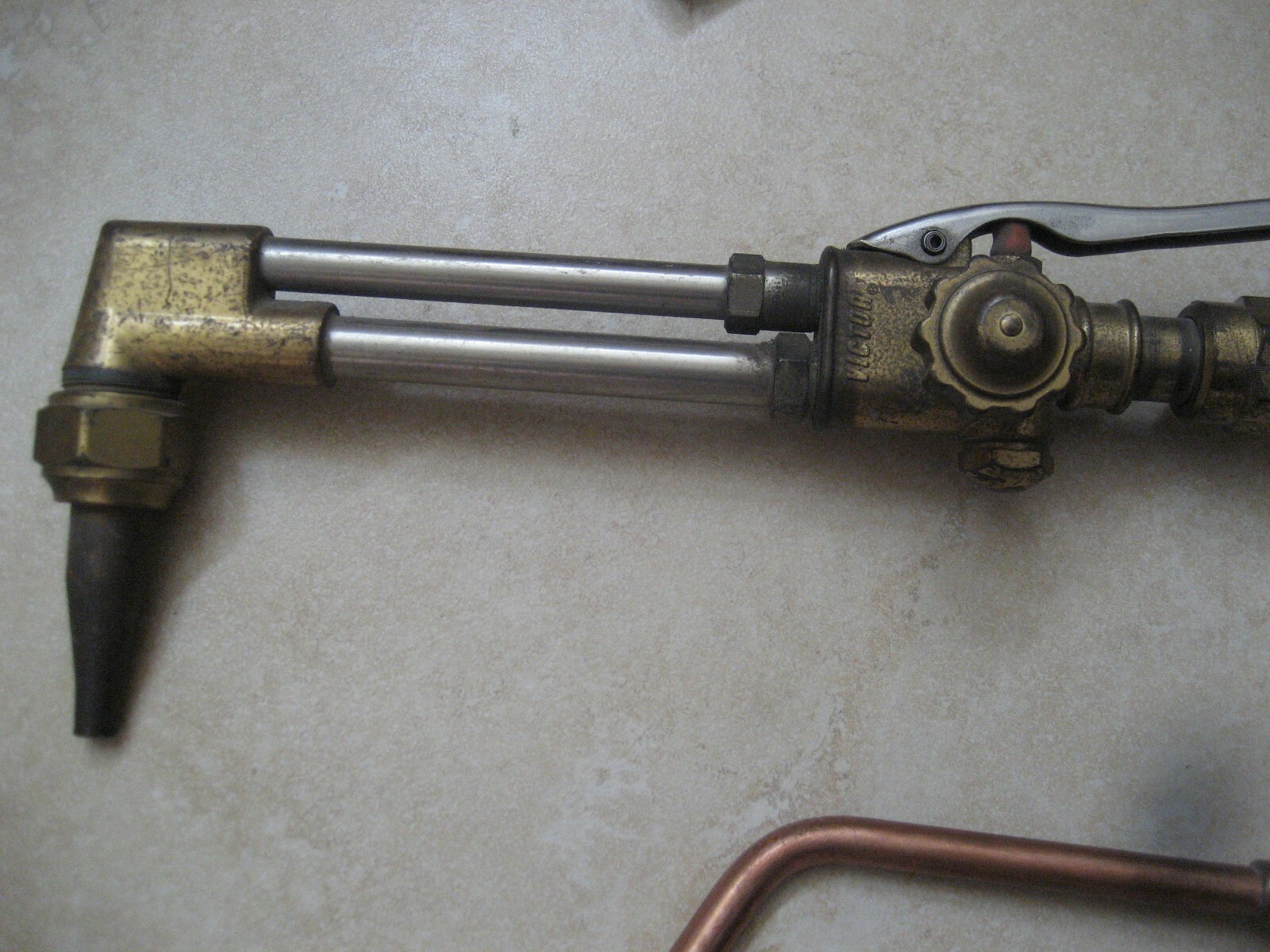 complete torch set Victor , handle, torch, tip and rosebud