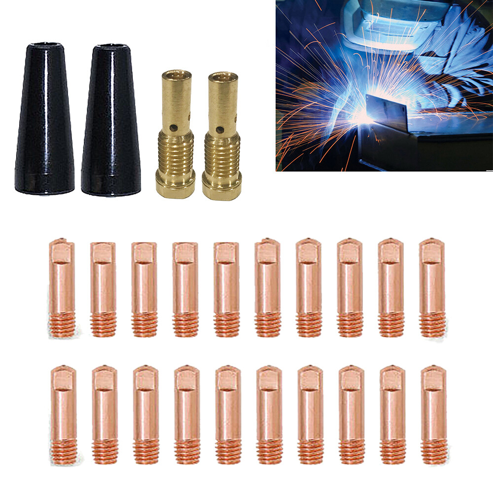 24PCS Flux Core Gasless Nozzle Diffuser Tip kit For Titanium Easy Flux 125 US