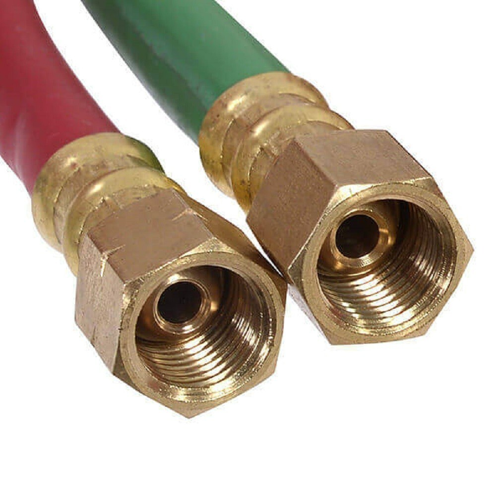 Oxy-Fuel Twin Welding Hose T Grade 3/8″ ID, 50FT B B 9/16-18 Size Fittings