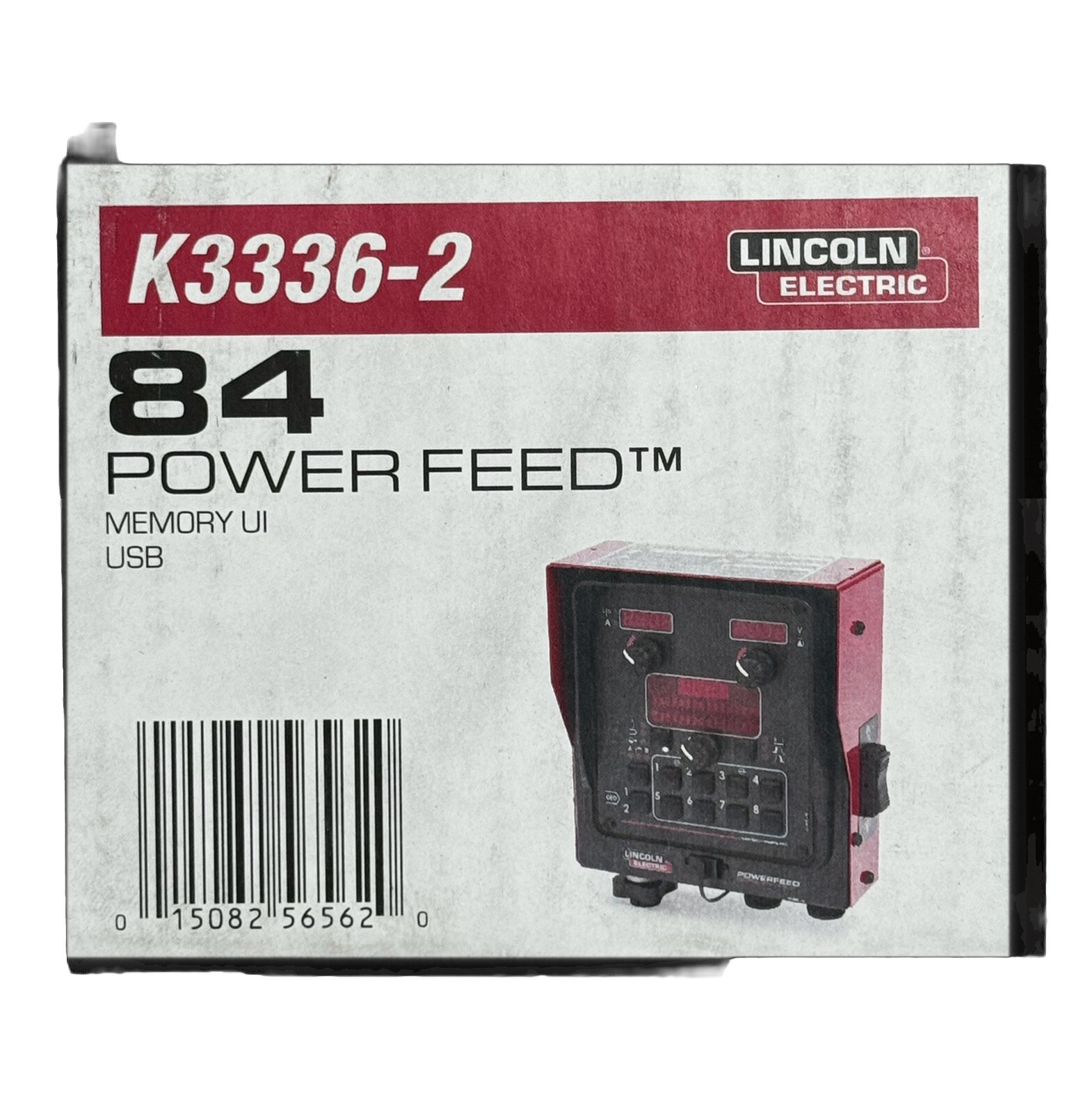Open Box-NEW. Lincoln POWER FEED 84 SINGLE OR DUAL CONTROL BOX, U/I, K3336-2.