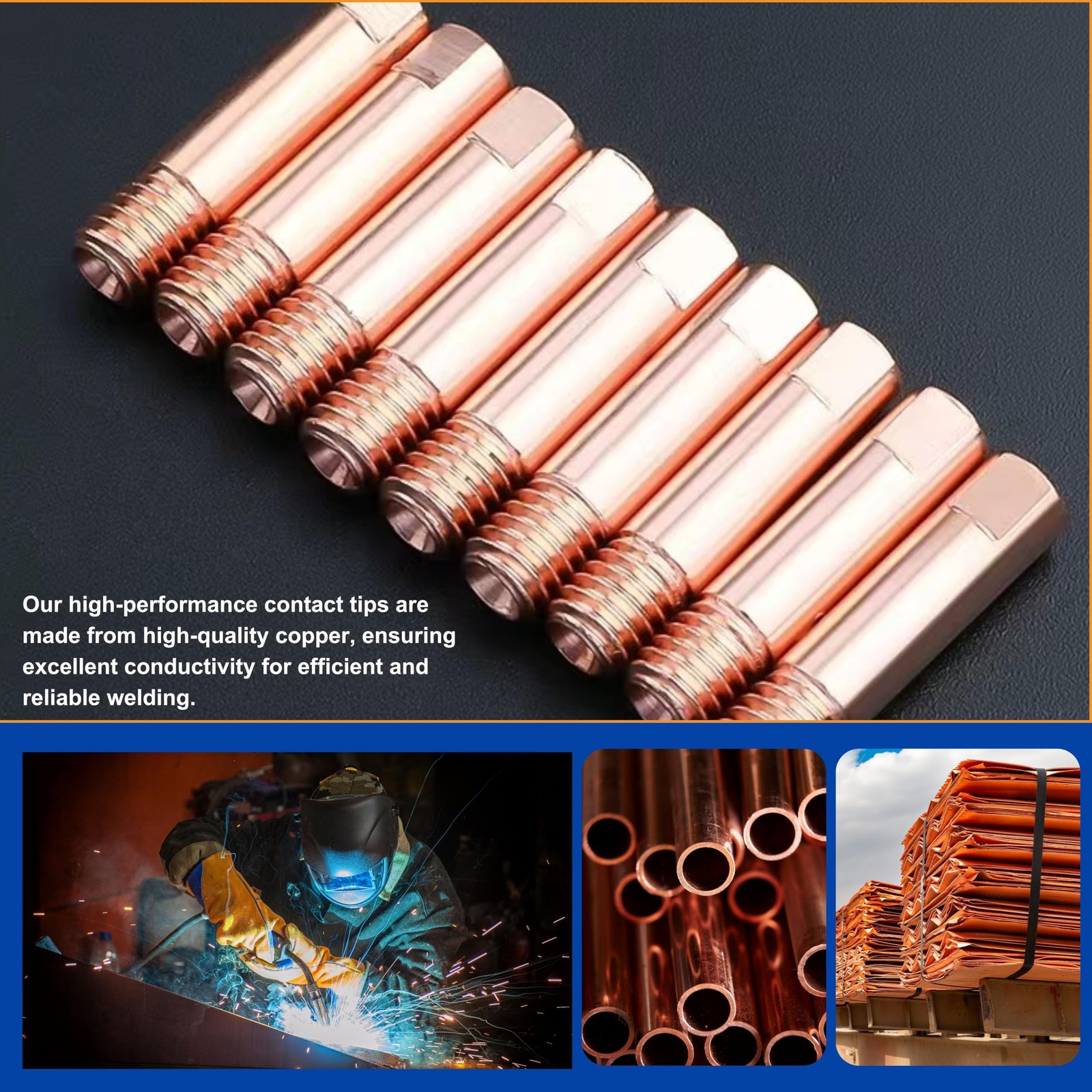 TimelyDu Mig Welder Tips 30-Pack Welding .030″ 0.8mm Contact