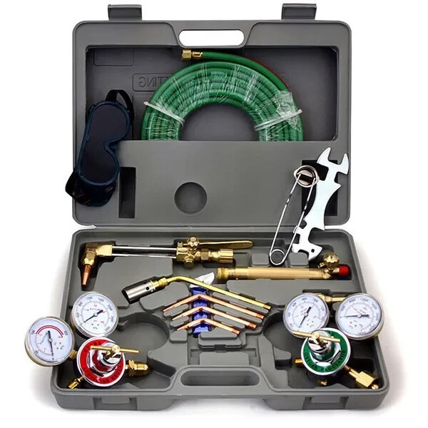 Oxygen and Acetylene Gas Cutting, Welding and Heating Set Harris Type
