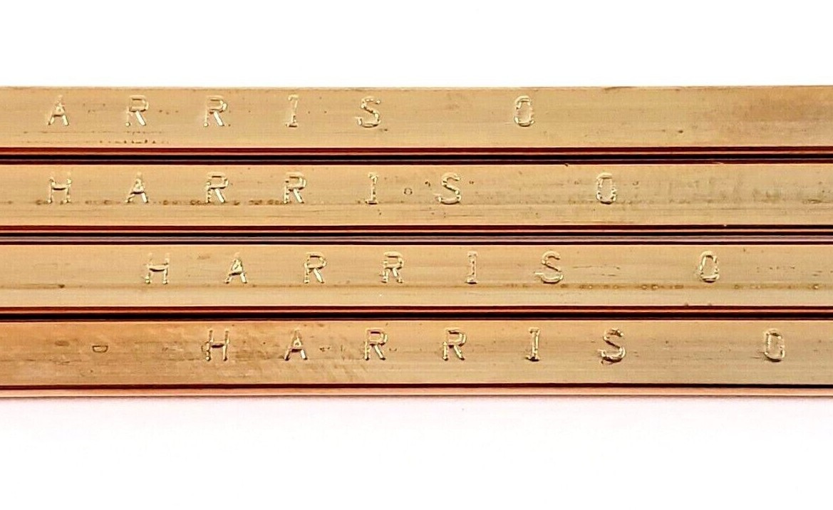 Harris®-0 Silver Phos Copper Solder Brazing Alloy Rods *USA 1/8″ x 0.05″ x 20″