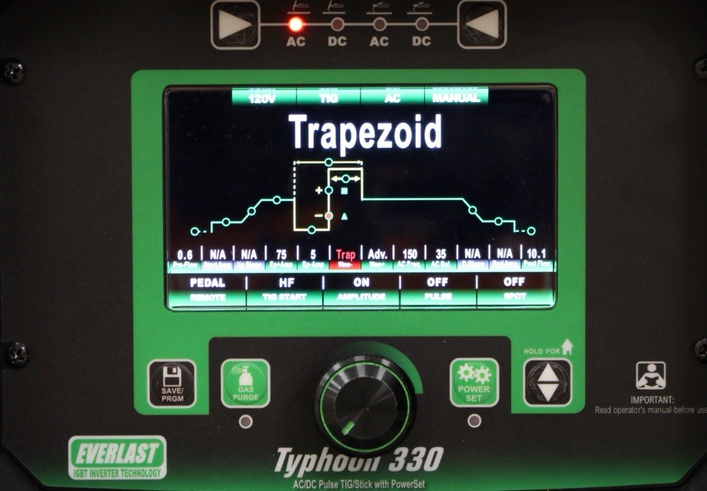 Everlast Typhoon 330 TIG/Stick Weld Welder Machine AC/DC GTAW/SMAW brand new USA