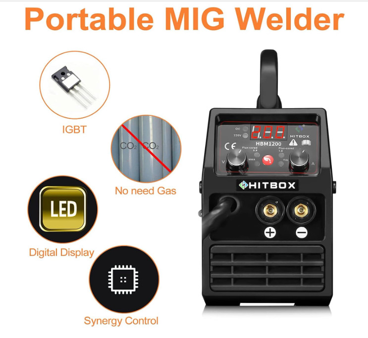 110/220V 140A Gasless MIG Welder Flux MIG/Lift TIG/MMA 3IN1 MIG Welding Machine