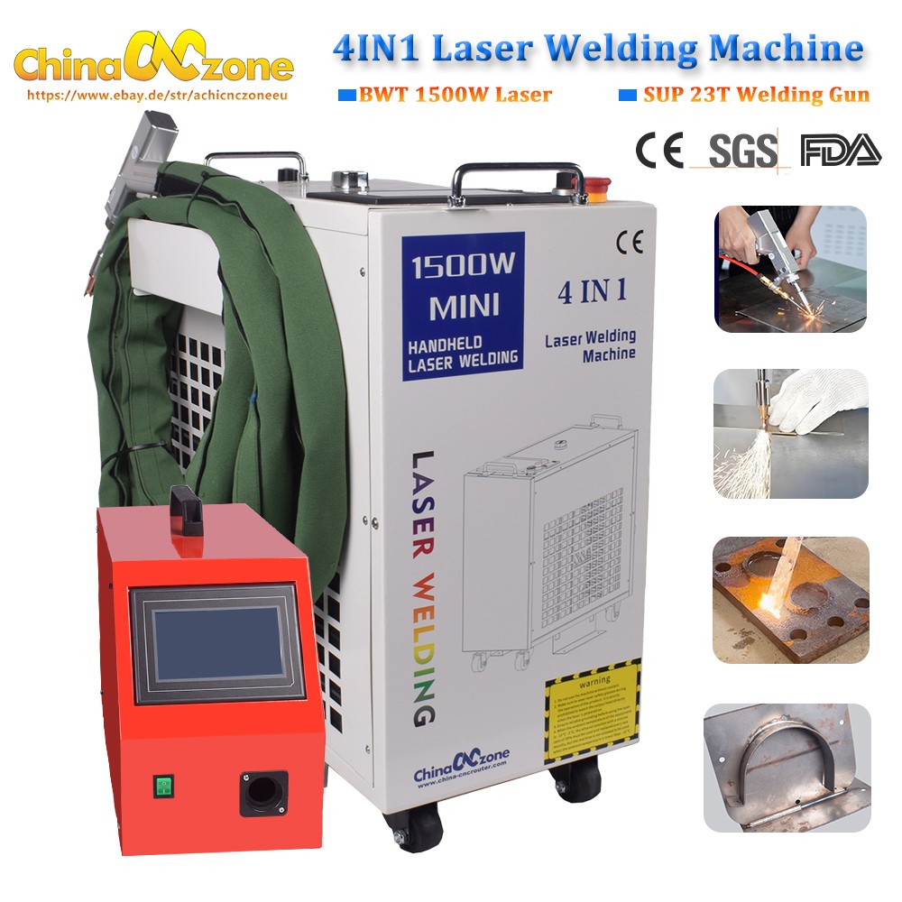 1500W BWT 4 IN 1 Fiber Laser Welding Machine Cutting Cleaning Machine Handheld