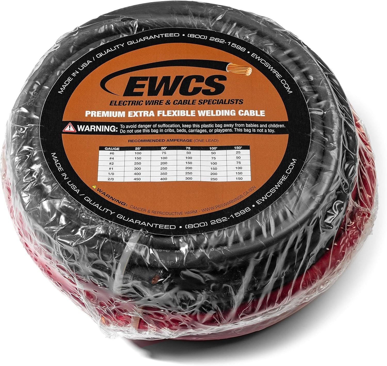 Extra Flexible 4 Gauge Welding Cable – 600 Volt, 30 Feet Total, Quality Assured