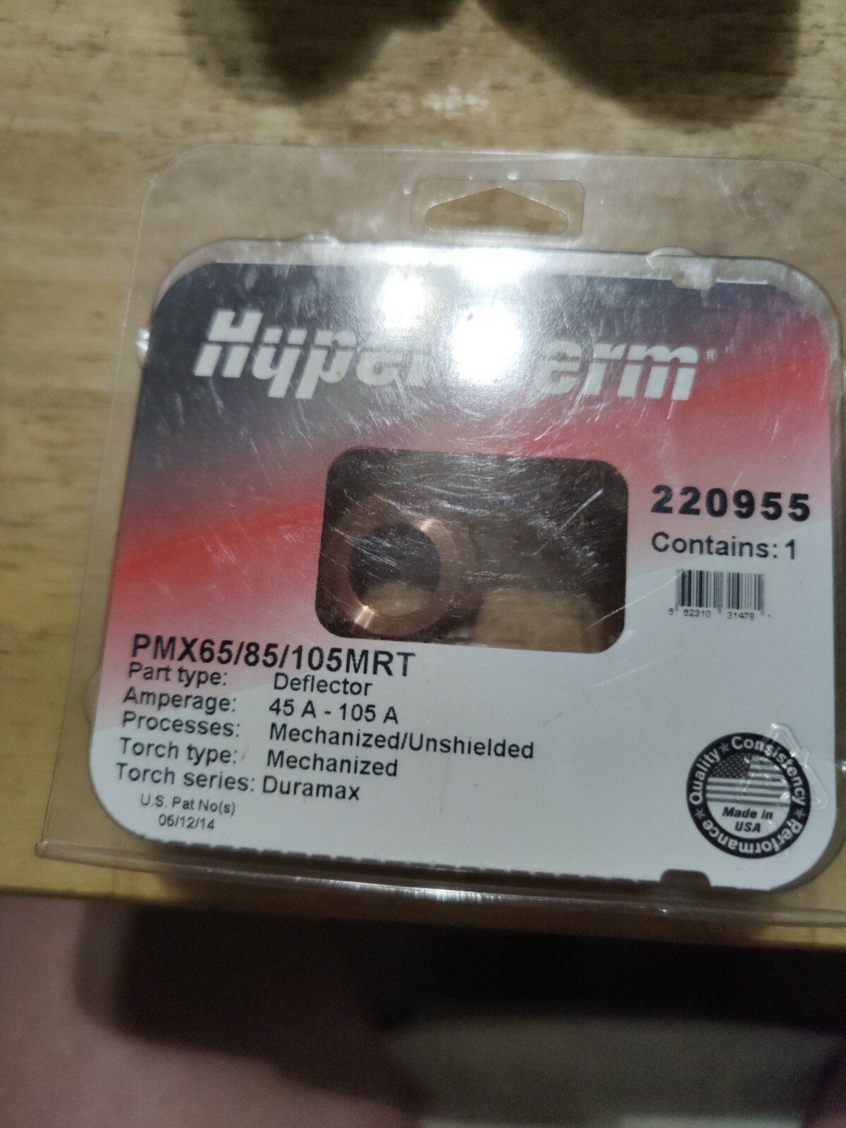 Hypertherm Genuine Powermax 45 XP Fine Cut Unshielded Deflector 220955