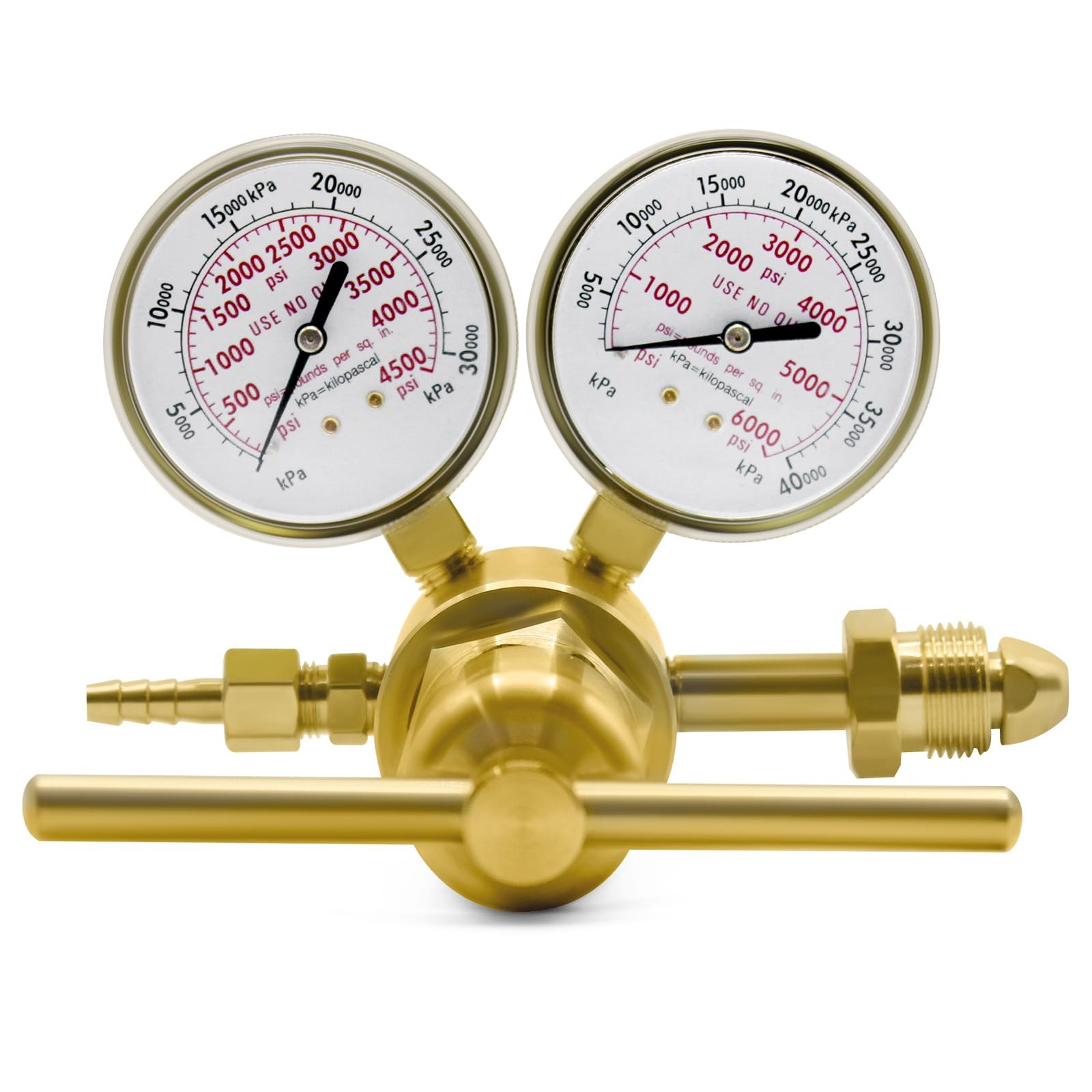High Pressure Nitrogen Regulator, Piston Regulator for Inert…