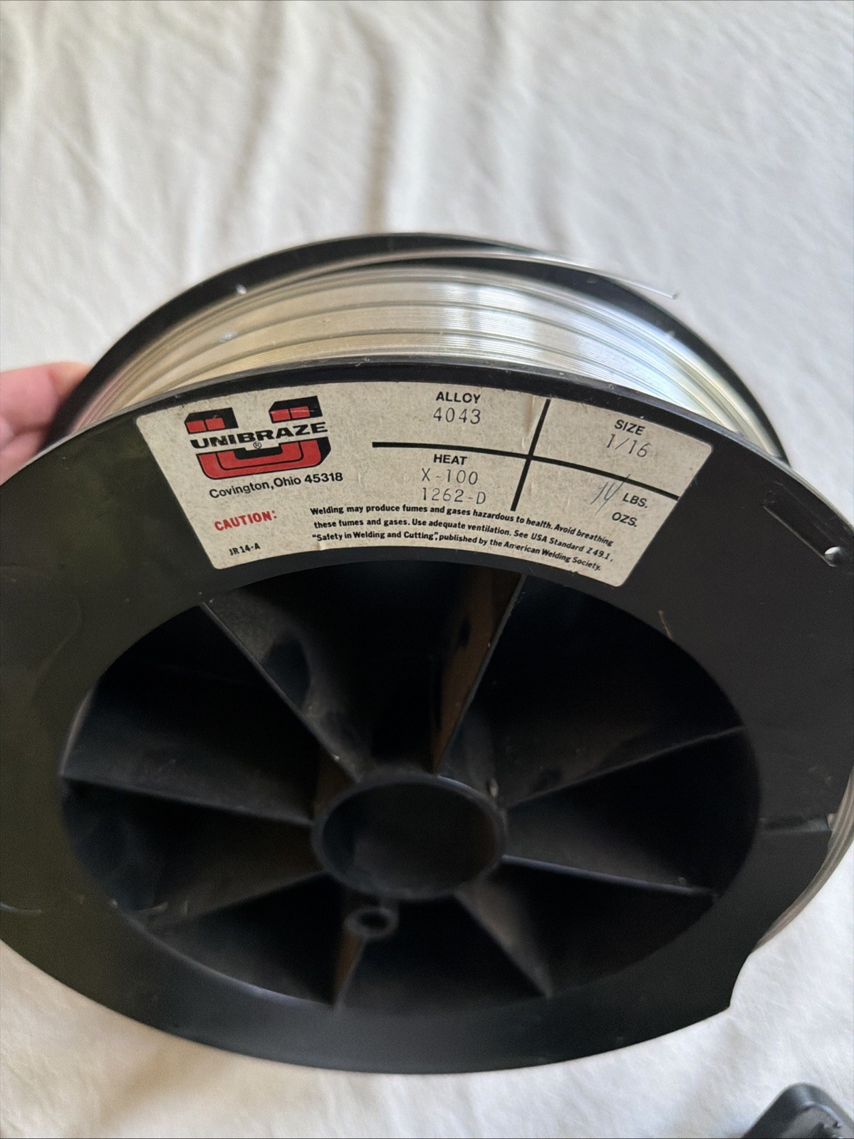4043 Welding Wire 1/16″ 14lb Roll