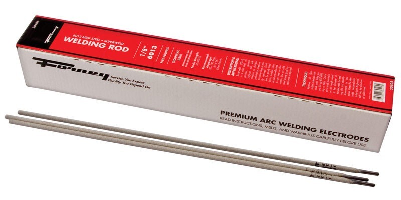 Forney 1/8″ D X 14.6″L E6013 Mild Steel Welding Electrodes 83000 psi 5 lb 1 Pk