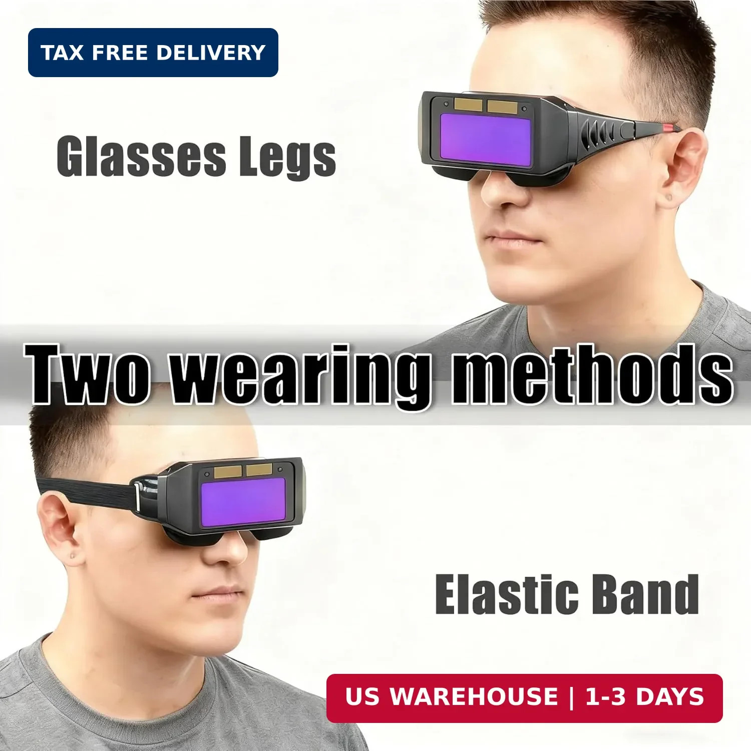LCD Welding Glasses Safety Protective Solar Powered Auto Darkening Welding Goggl
