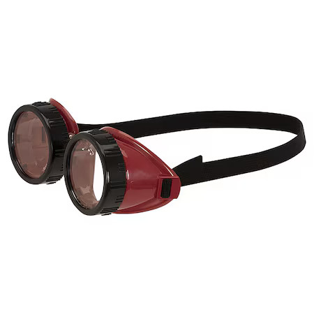 Jackson Safety 15995 Cutting Safety Goggles, 50Mm Round Clear Lens, Uncoated,