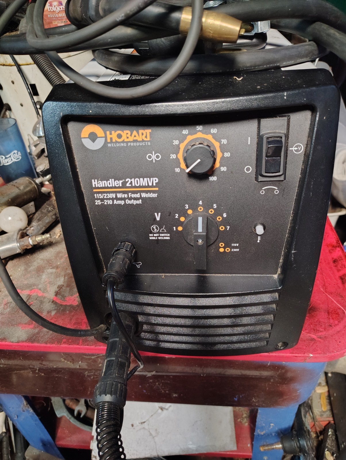 Hobart Handler 210MVP Wire Feed Welder Automatic Feed 115/230V