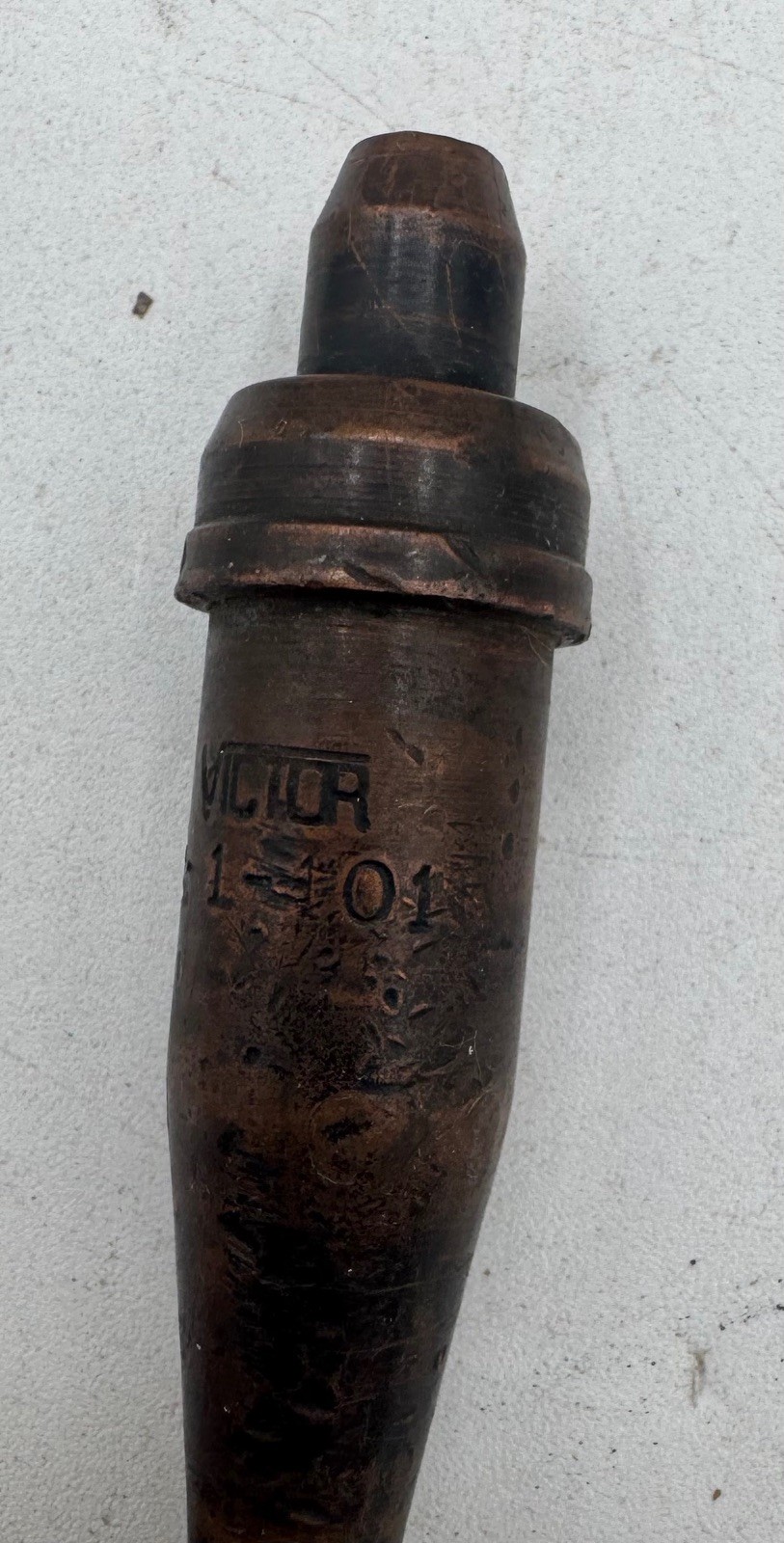 Vintage Victor 2-1-101 Oxy Acetylene Heating Torch Tip Nozzle Welding USA