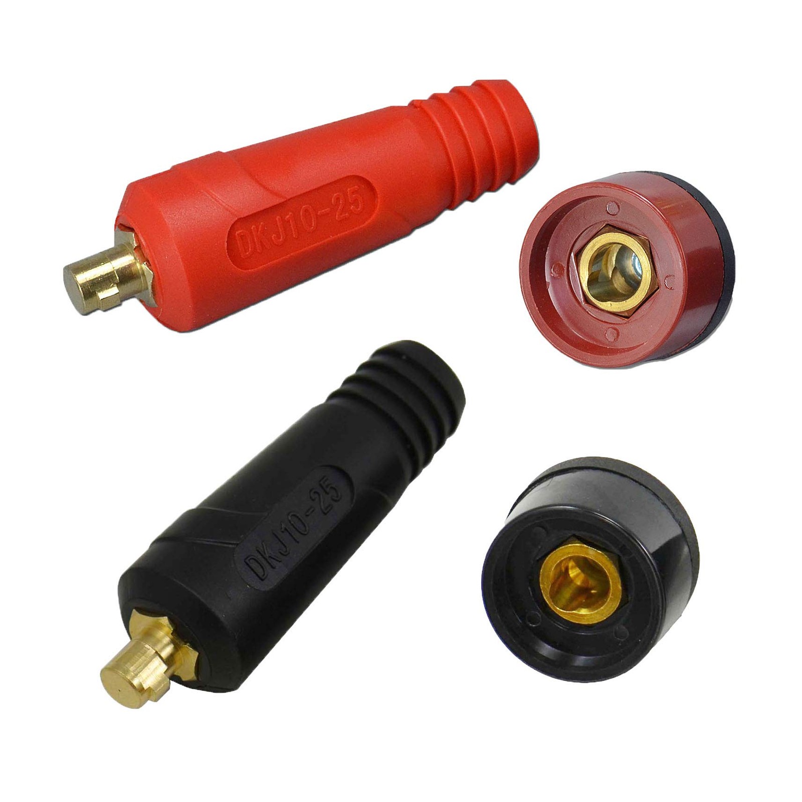 RIVERWELD TIG Welding Cable Panel Connector Plug & Socket Set DKJ10-25 & DKZ1…