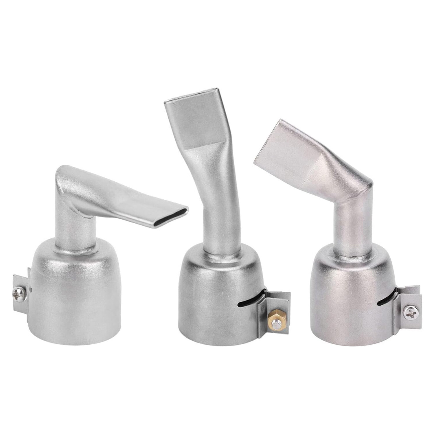 3Pcs 20mm 90° 120° Flat Wide Mouth Tubular Nozzle Hot Air Gun Welding Nozzles
