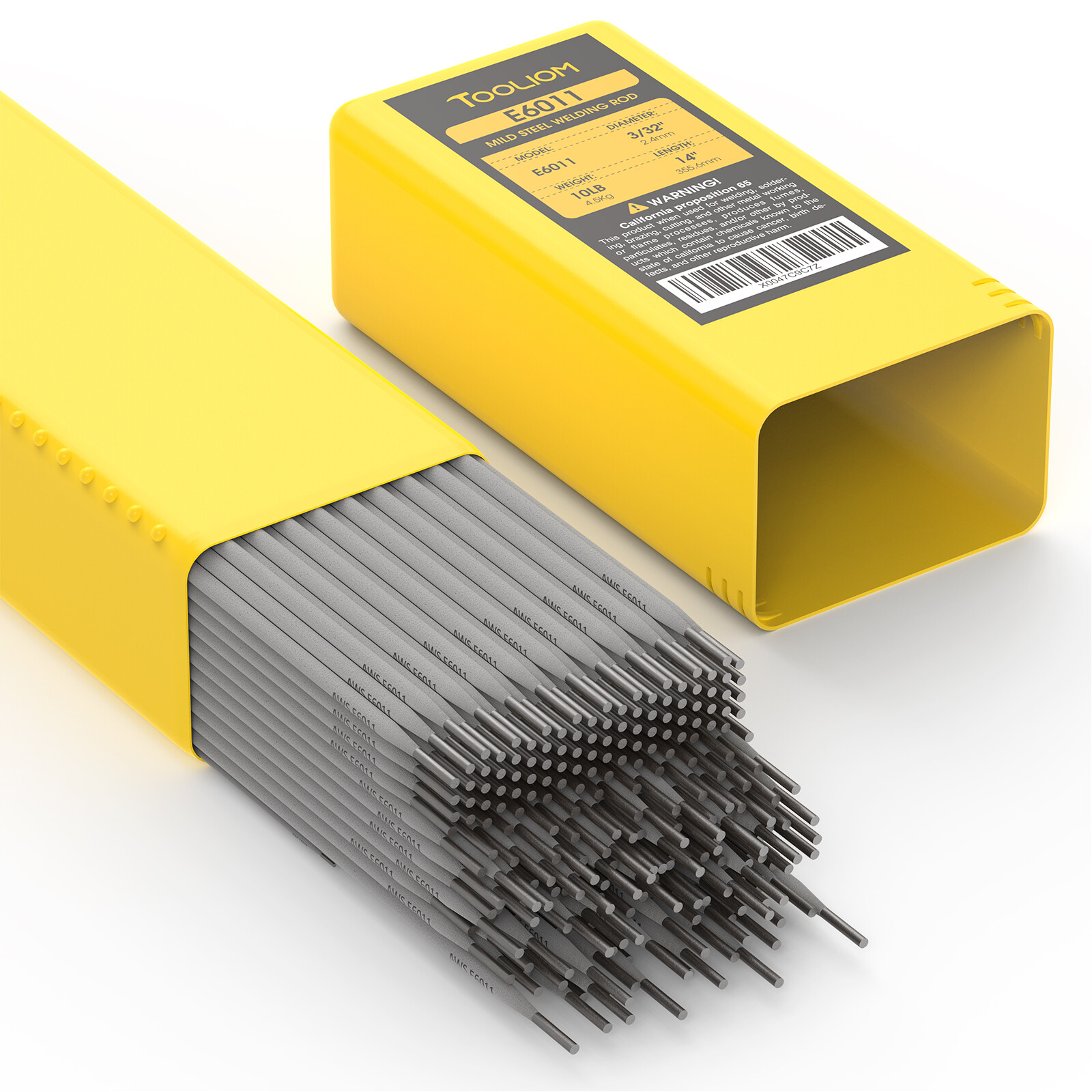 TOOLIOM E6011 Welding Rod 3/32 10LB Premium Carbon Steel Stick Welding Electrode