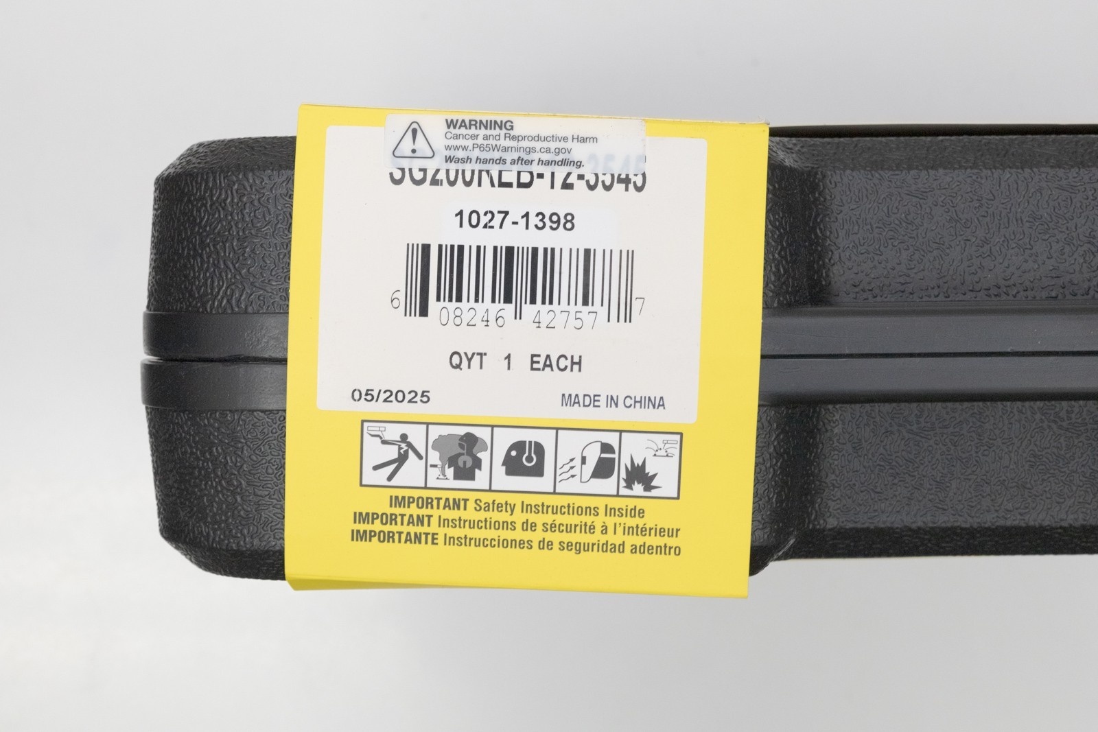 Tweco SG200REB-12-3545 200A Spool Gun 12′ Cable Kit Case 1027-1398 MIG Weld