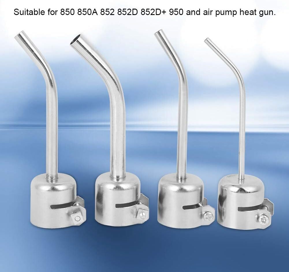 4pcs 3/5/6/8mm Hot Air Gun Nozzle Welding Soldering Accessories for 850 Heat Gun